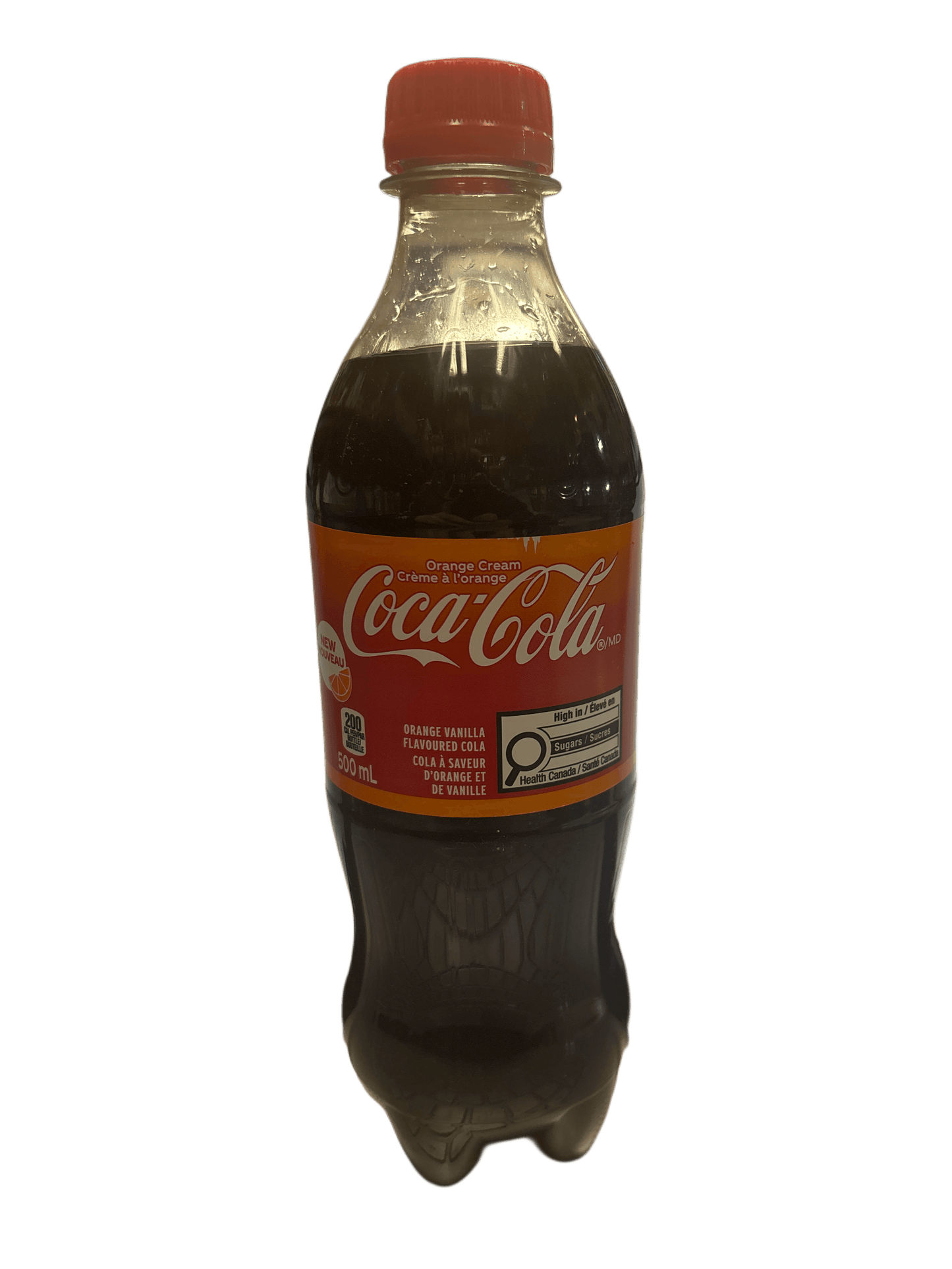 Coca Cola Orange Cream Soda Bottle 500 ML - Canadian Edition