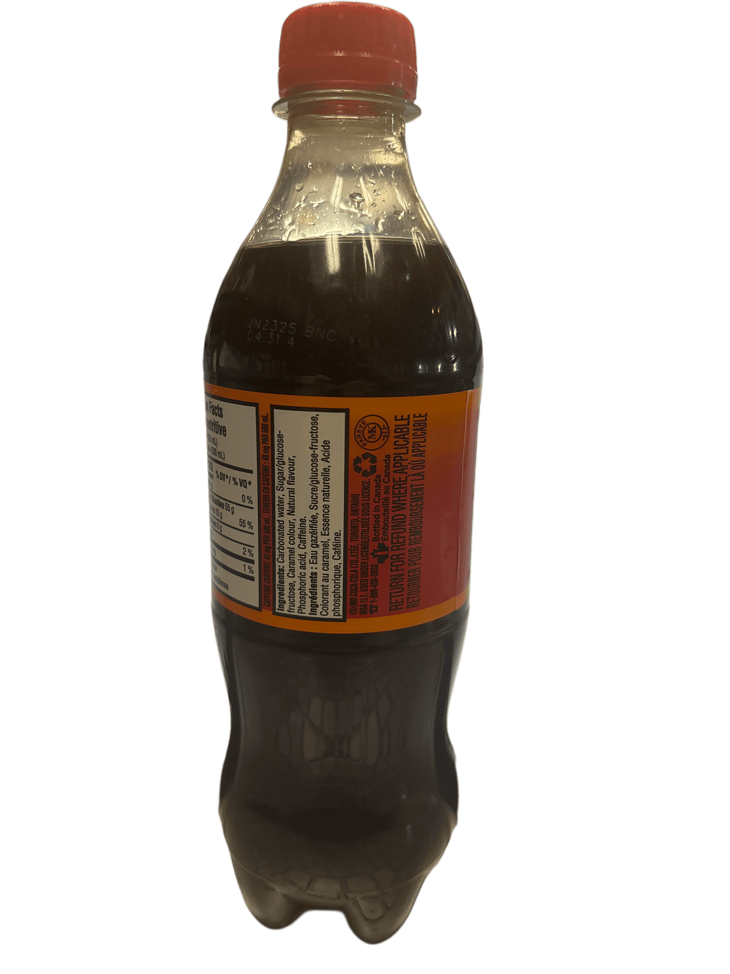 Coca Cola Orange Cream Soda Bottle 500 ML - Canadian Edition