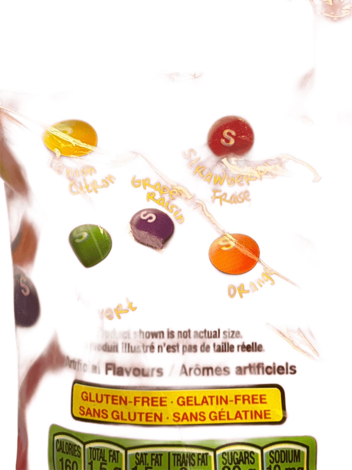 Skittles Original Candy Bag - 191G - Canadian Edition