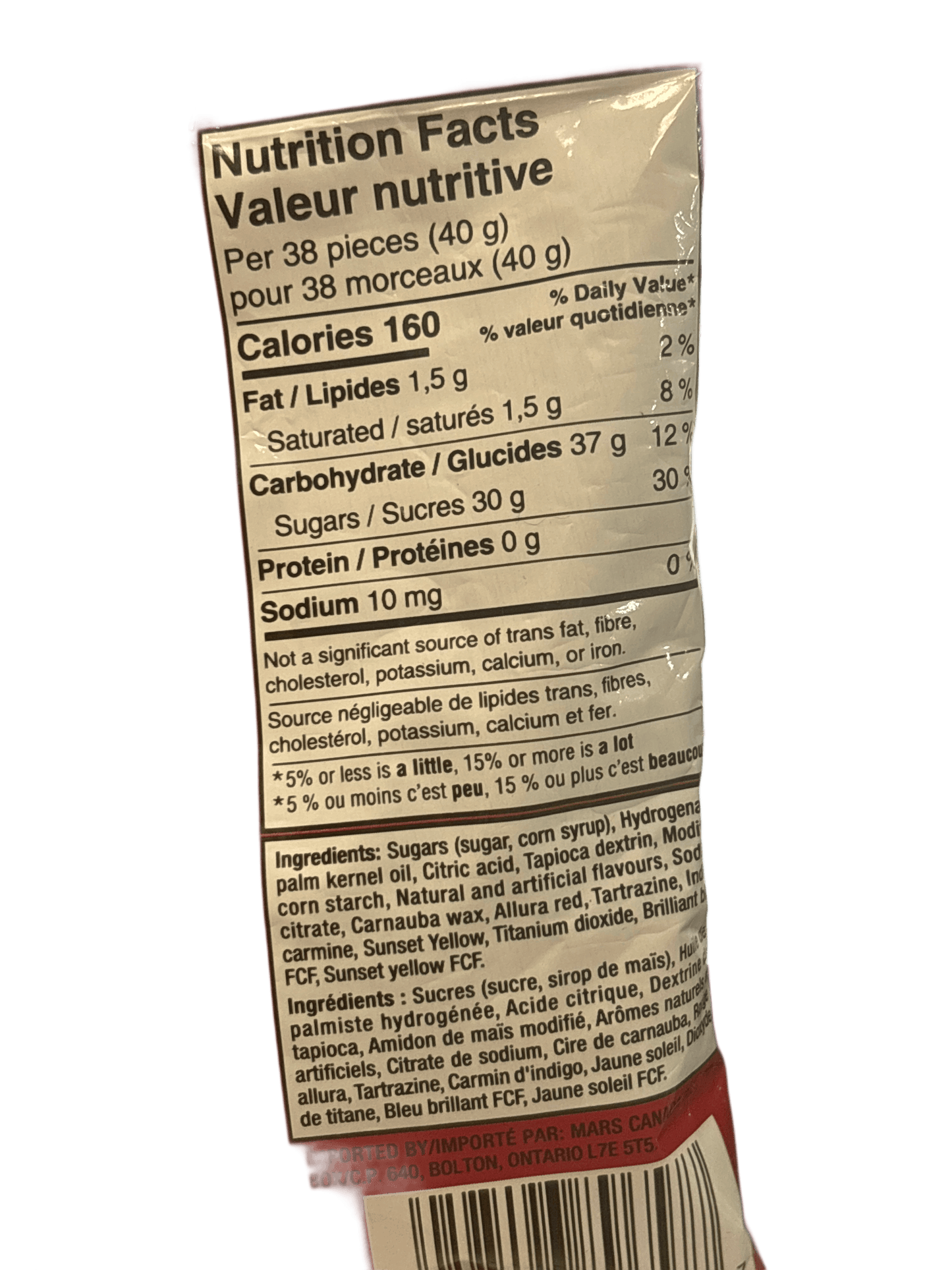 Skittles Original Candy Bag - 191G - Canadian Edition