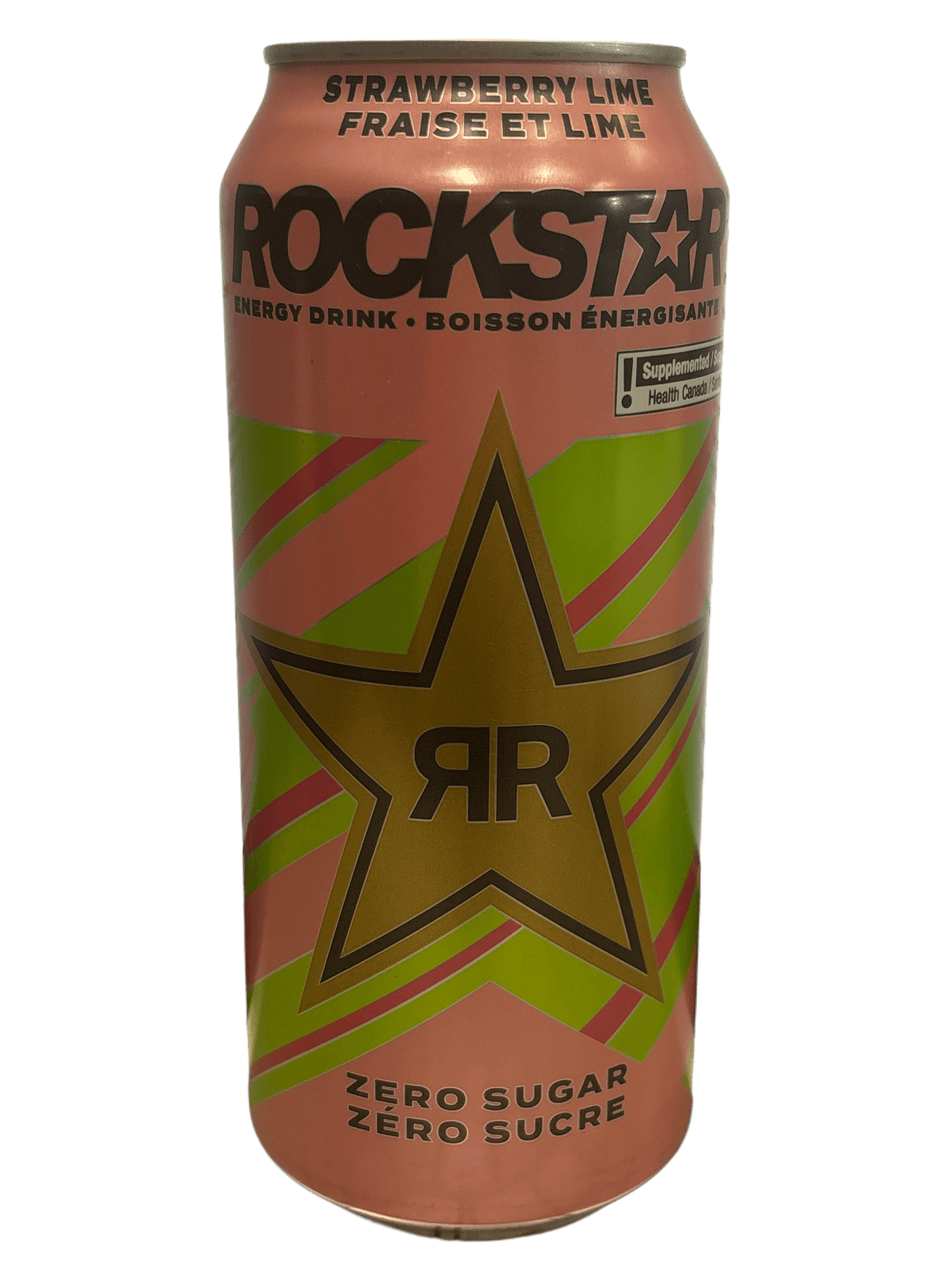 Rockstar Strawberry Lime Zero Sugar Energy Drink 473ML - Canadian Edition