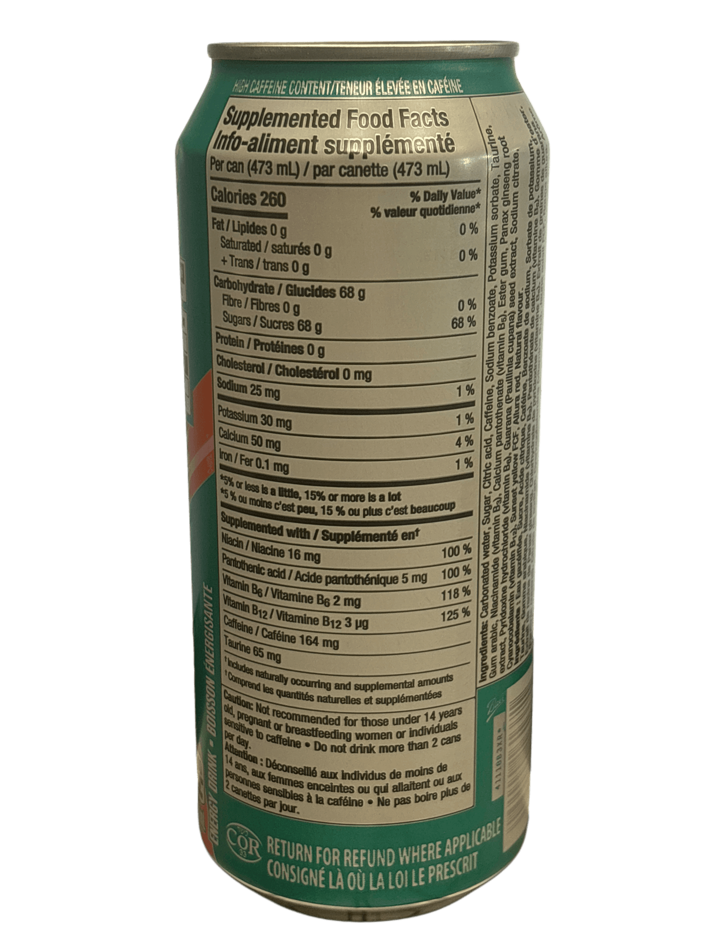 Rockstar Island Bliss Energy Drink 473ML - Canadian Edition