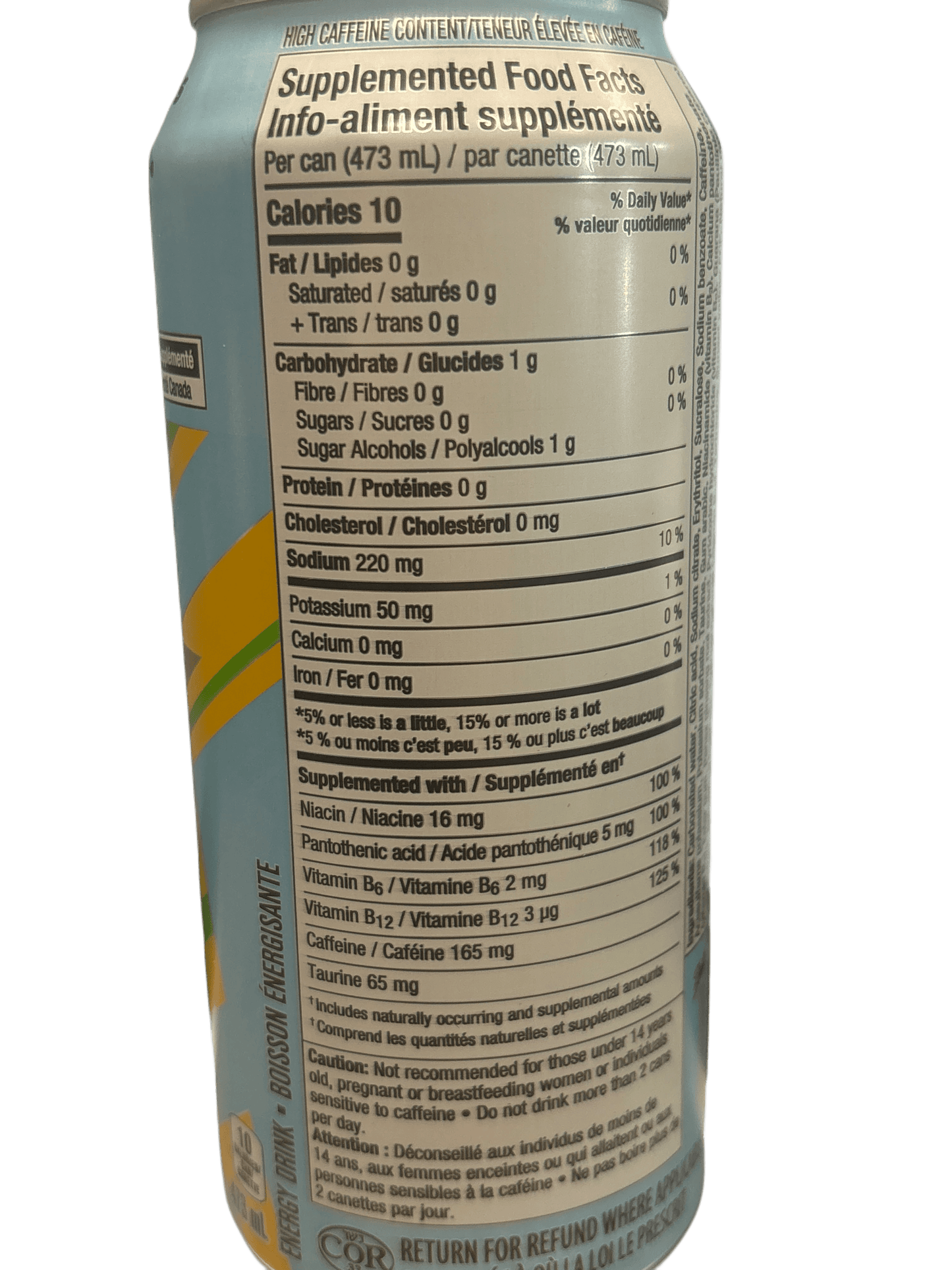 Rockstar Pineapple Mango Blast Zero Sugar Energy Drink 473ML - Canada Edition