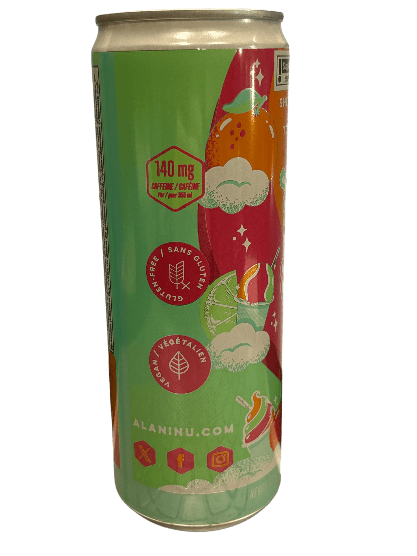 Alani Nu Sherbet Swirl Sorbet Energy Drink 500ML - Canadian Edition
