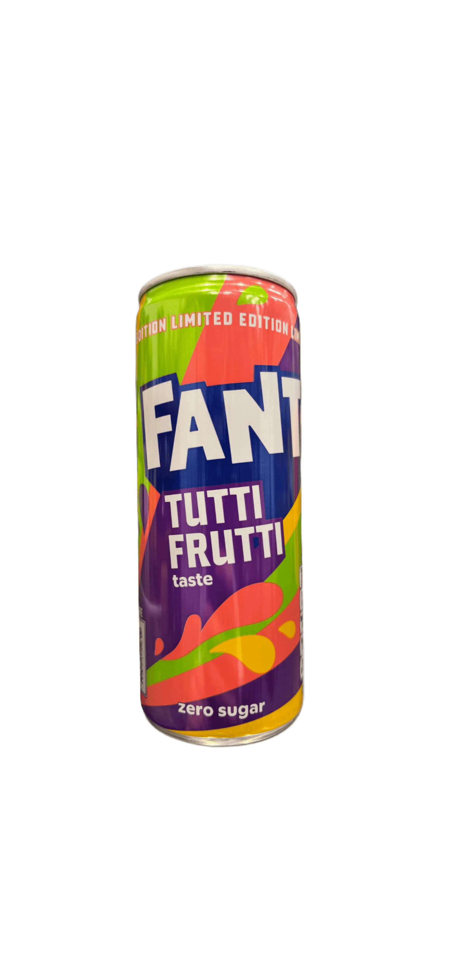 Fanta Tutti Fruitti Taste Zero Sugar Drink 250ML - U.K Limited Edition