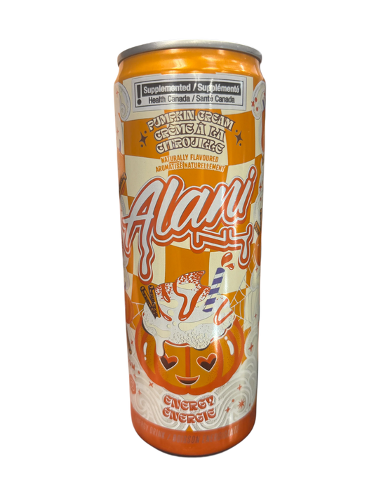 Alani Nu Pumpkin Cream Energy Drink 355ML Halloween Exclusive - Canada Edition