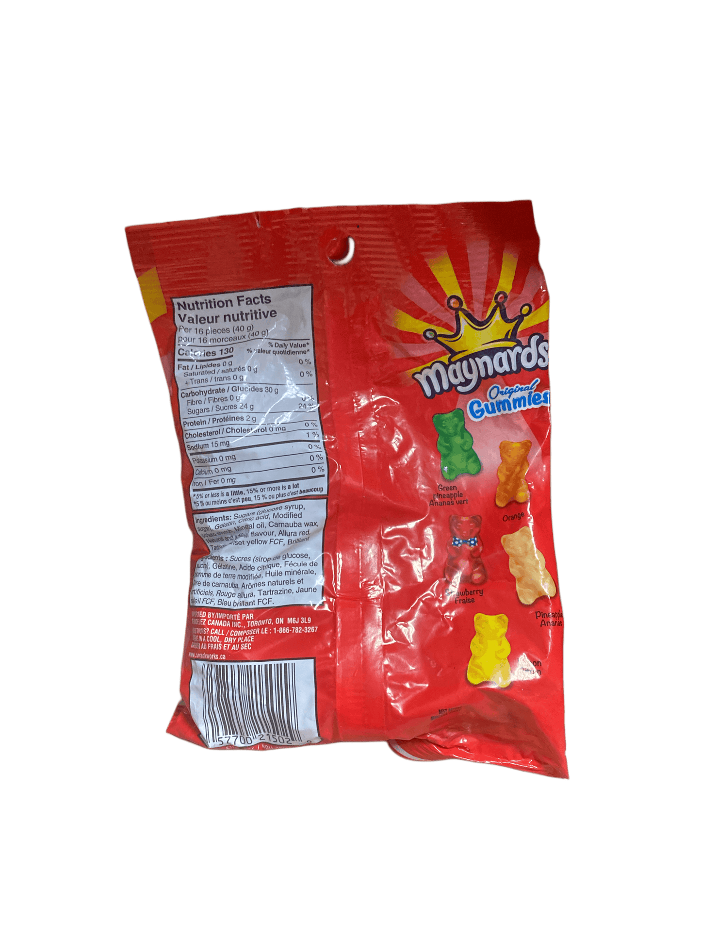 Maynards Original Gummies  - 170G - Canadian Edition