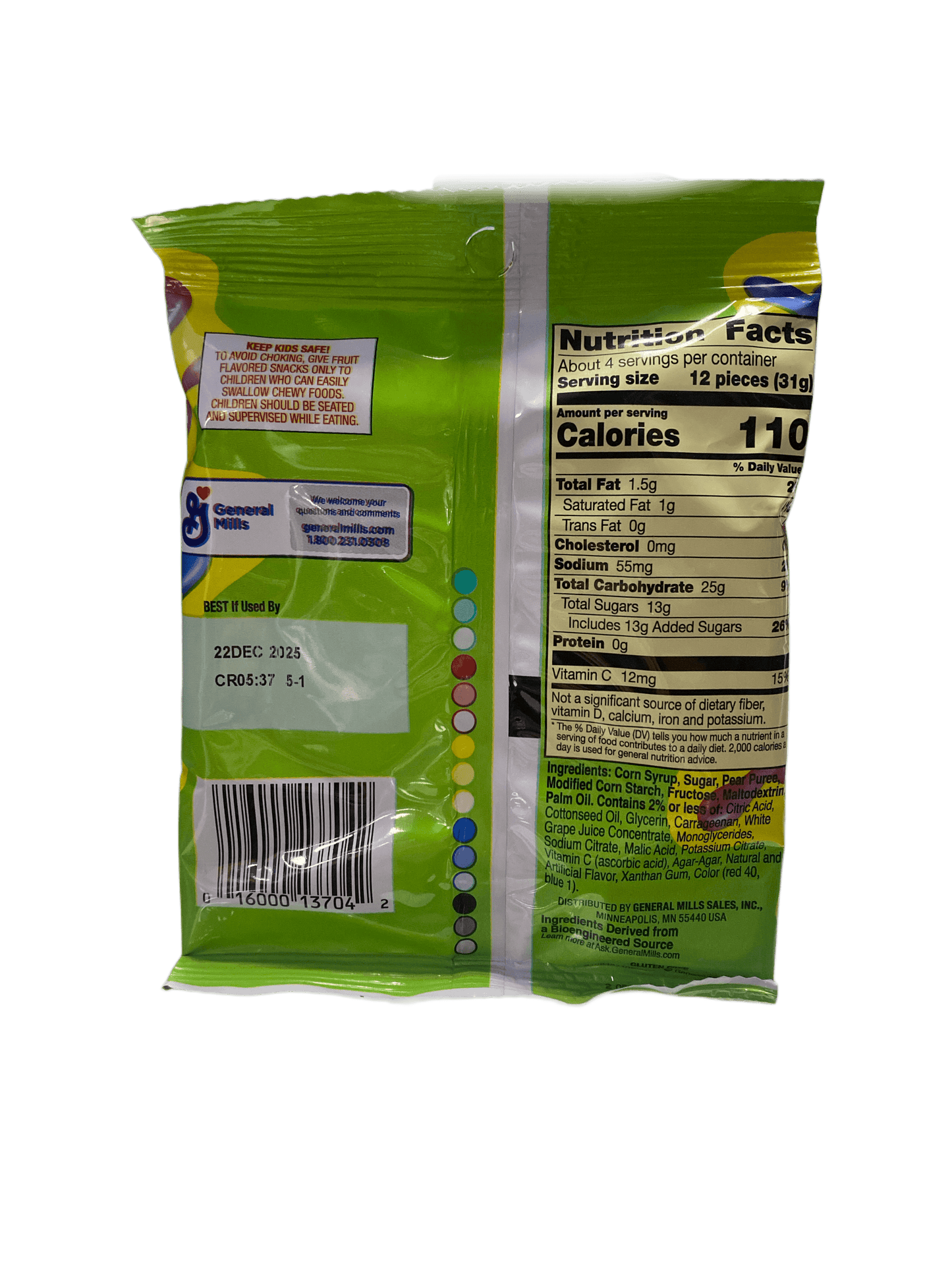 Fruit Gushers Super Sour Berry Bag 4.25OZ - U.S Edition