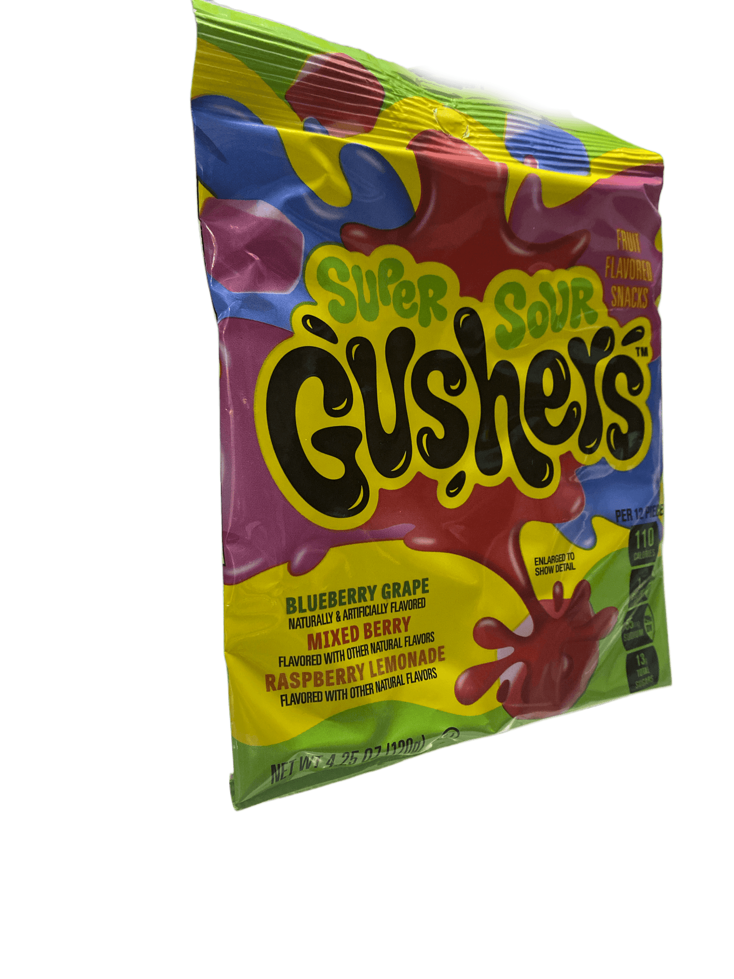 Fruit Gushers Super Sour Berry Bag 4.25OZ - U.S Edition