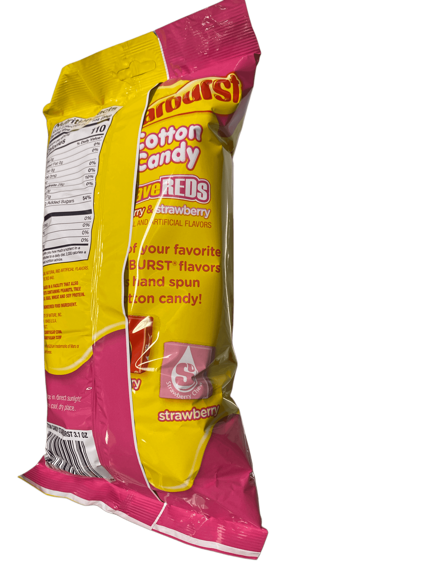 Starburst Cherry & Strawberry Cotton Candy