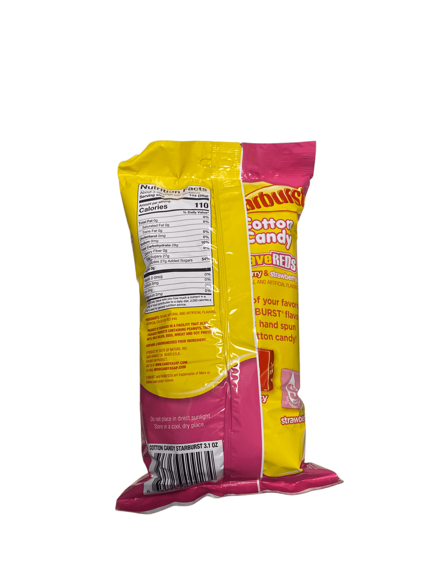 Starburst Cherry & Strawberry Cotton Candy