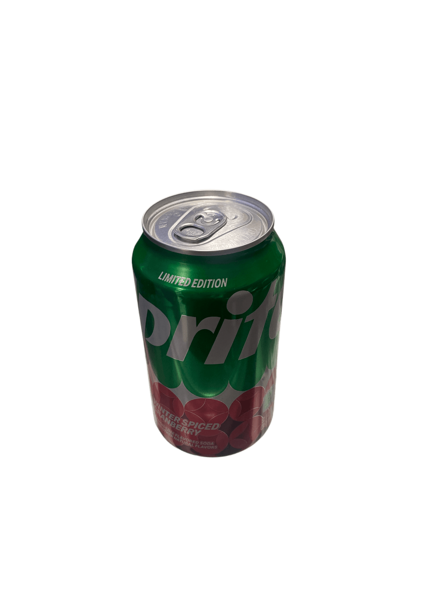 Limited Edition Sprite Winter Spiced Cranberry Can