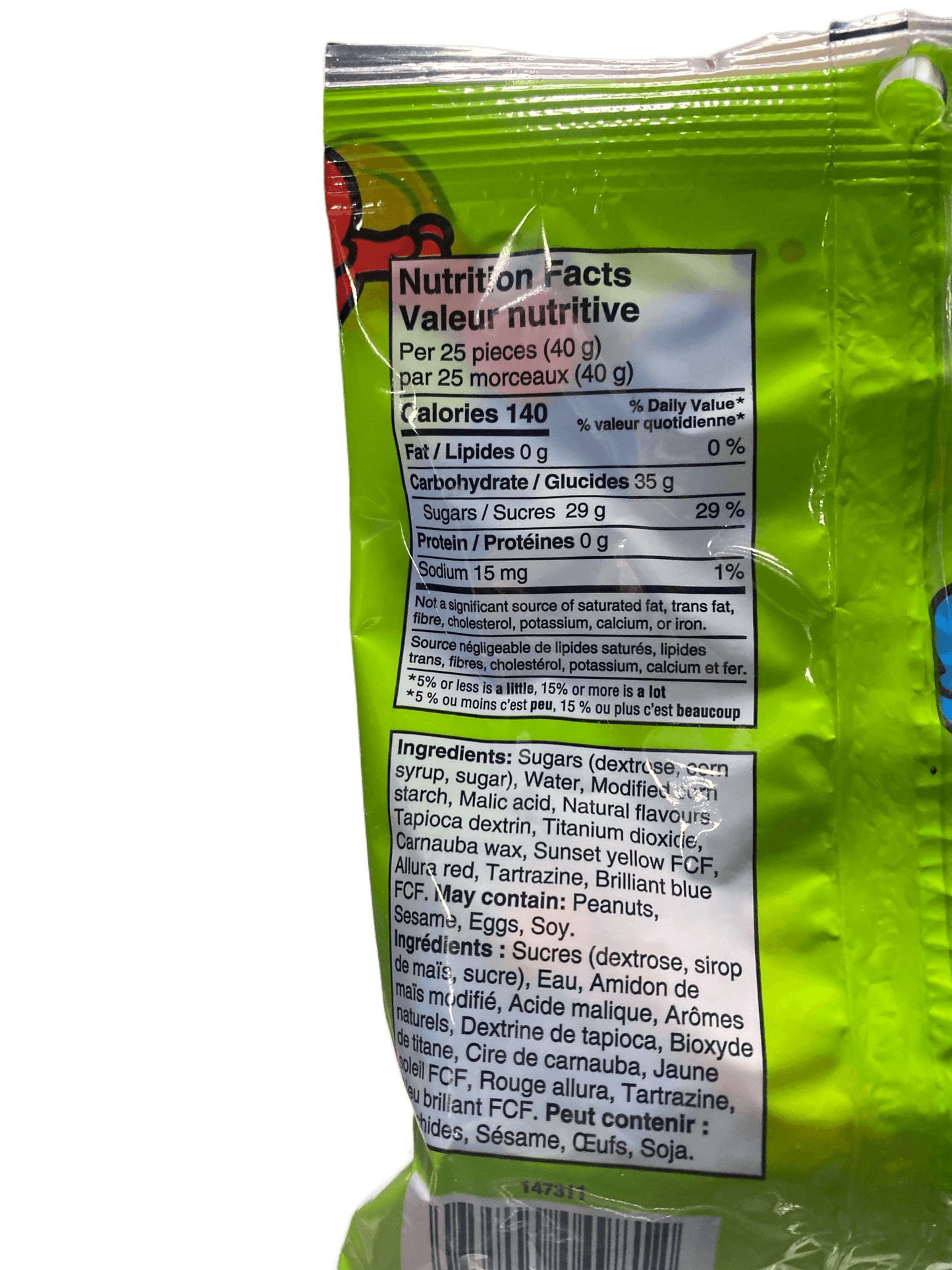 Nerds Sour Big Chewy Sweet and Sour Candy 170G - Canadian Edition