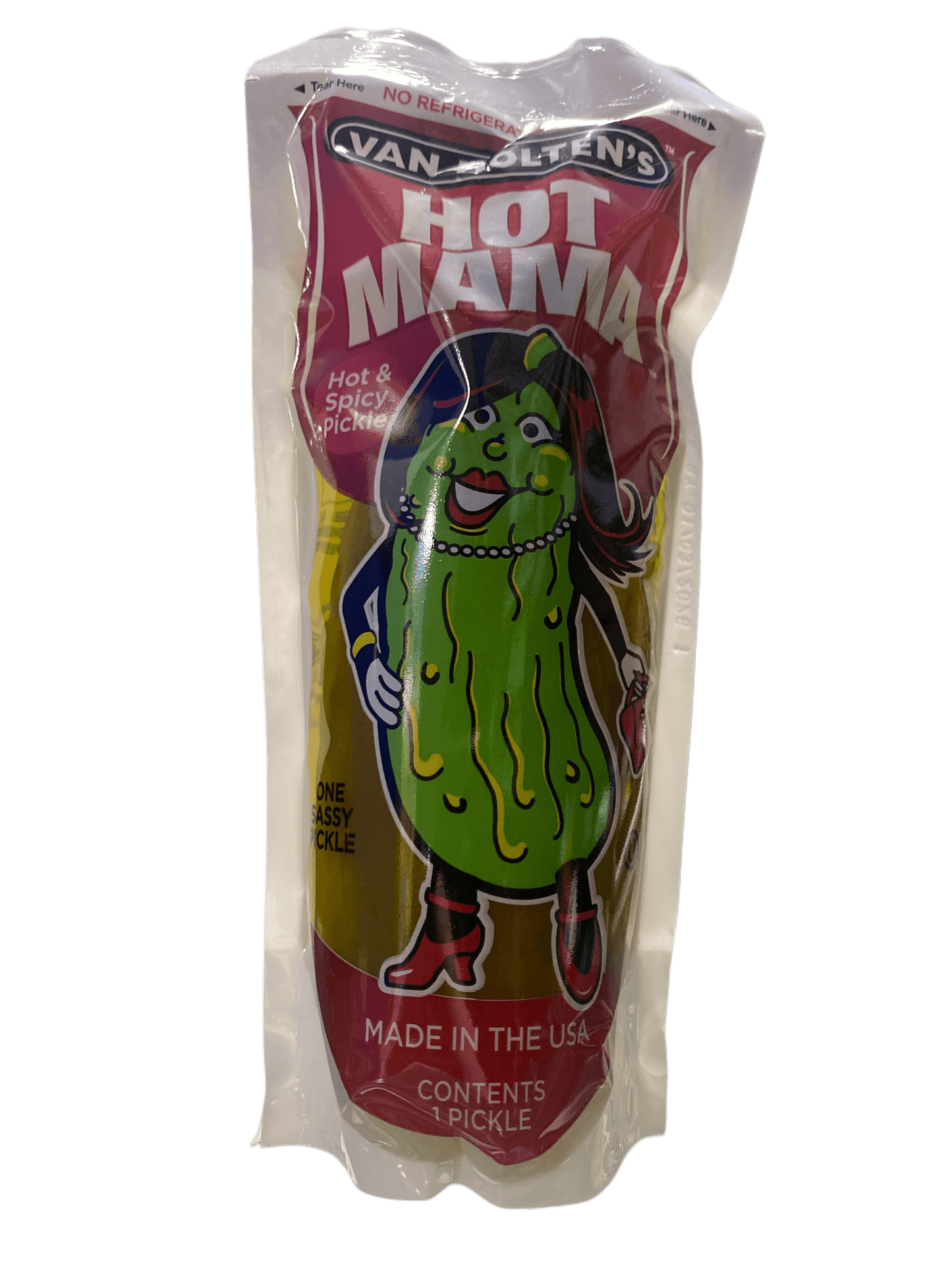 Van Holten’s Hot Mama Jumbo Pickle In A Pouch