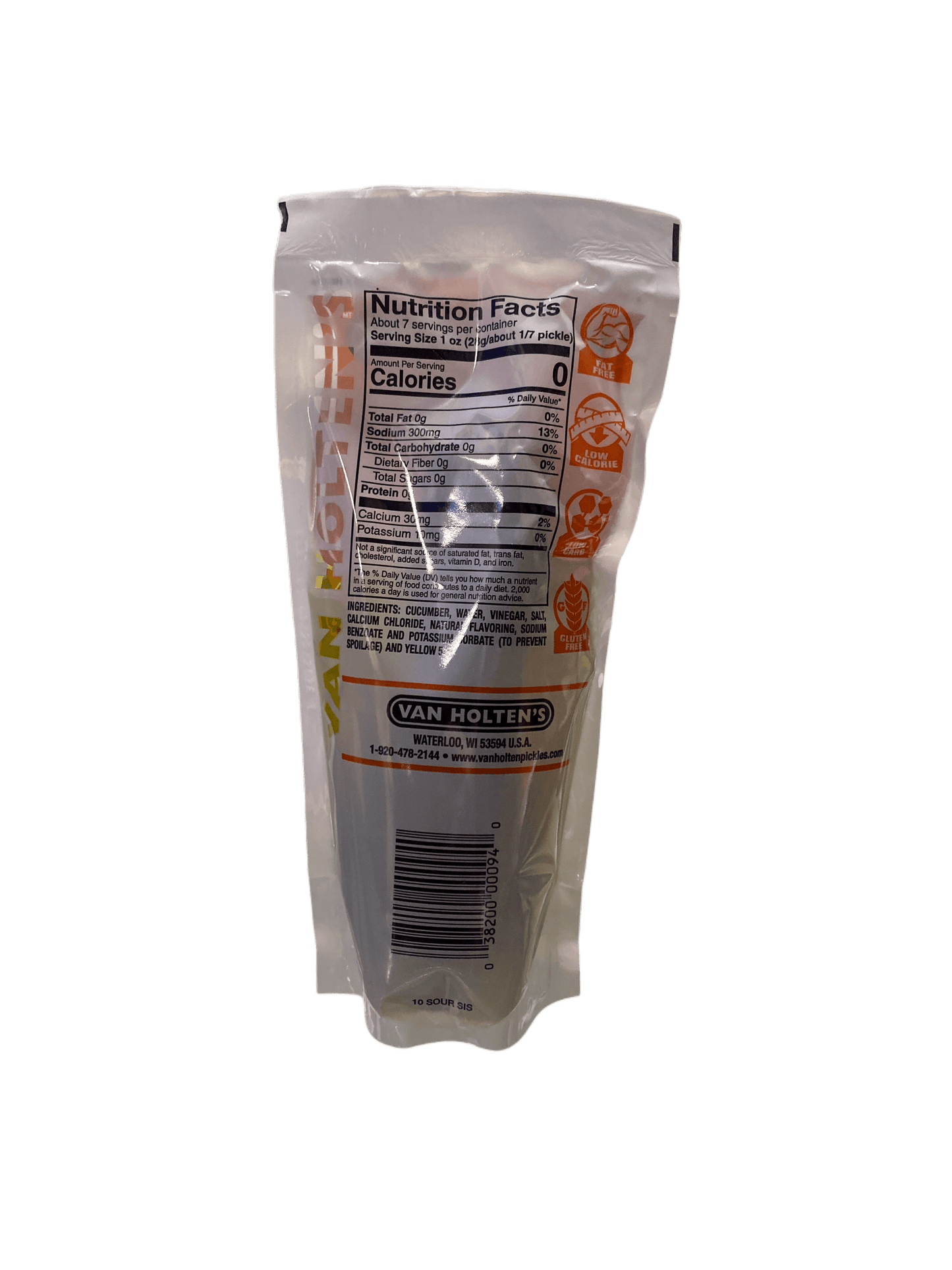 Van Holten’s Sour Sis Jumbo Pickle In A Pouch