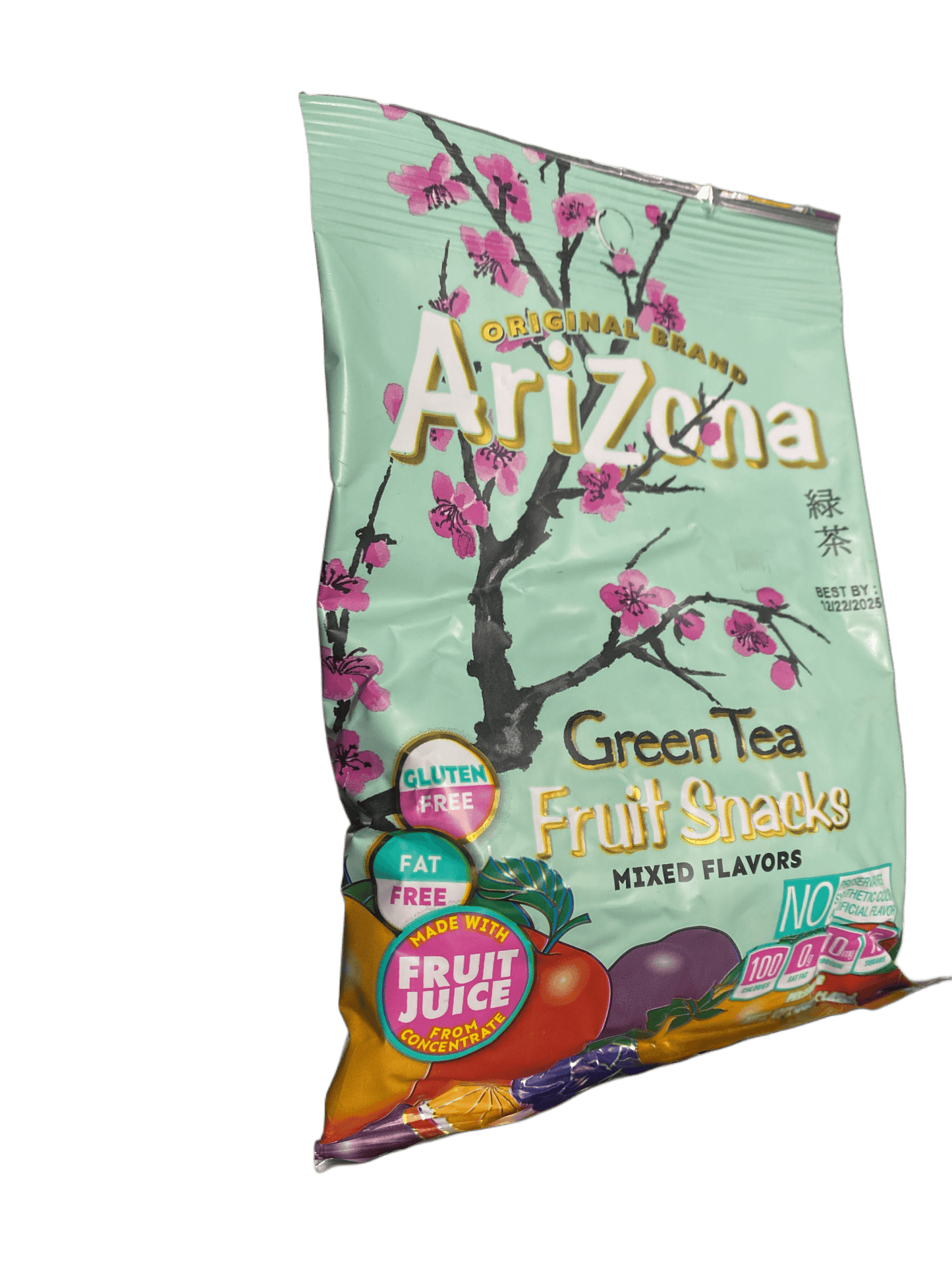 Arizona Green Tea Fruit Snacks Candy Bag 5OZ - U.S Edition