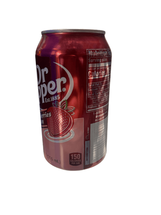 Dr. Pepper Strawberries & Cream Can 355ML - U.S Edition