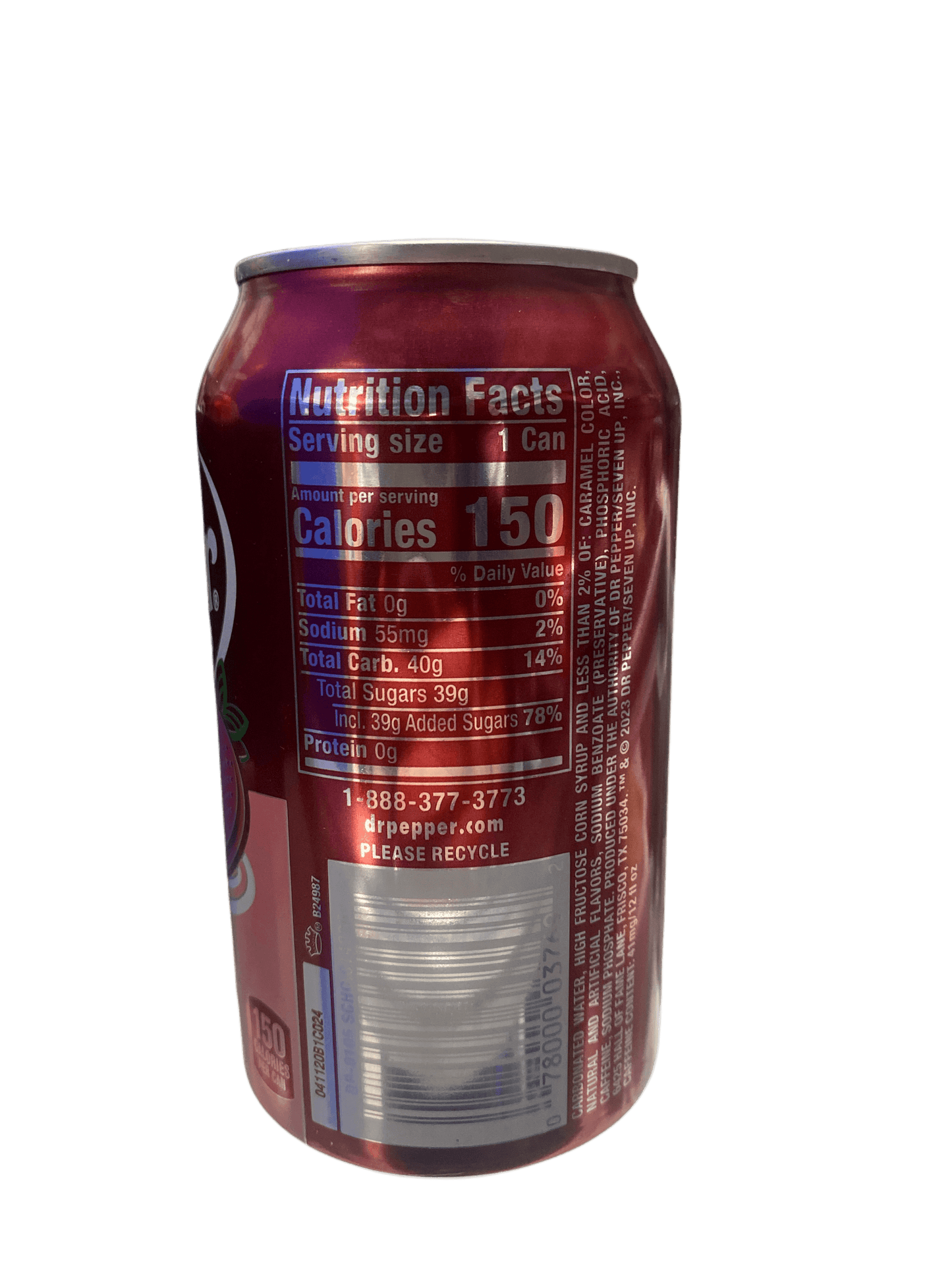 Dr. Pepper Strawberries & Cream Can 355ML - U.S Edition
