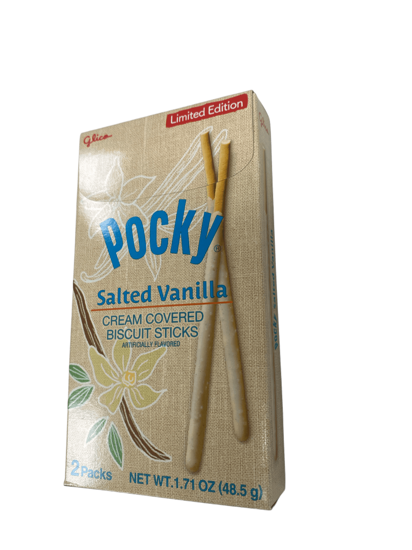 Pocky Salted Vanilla Cream Covered Biscuit Sticks 1.71OZ
