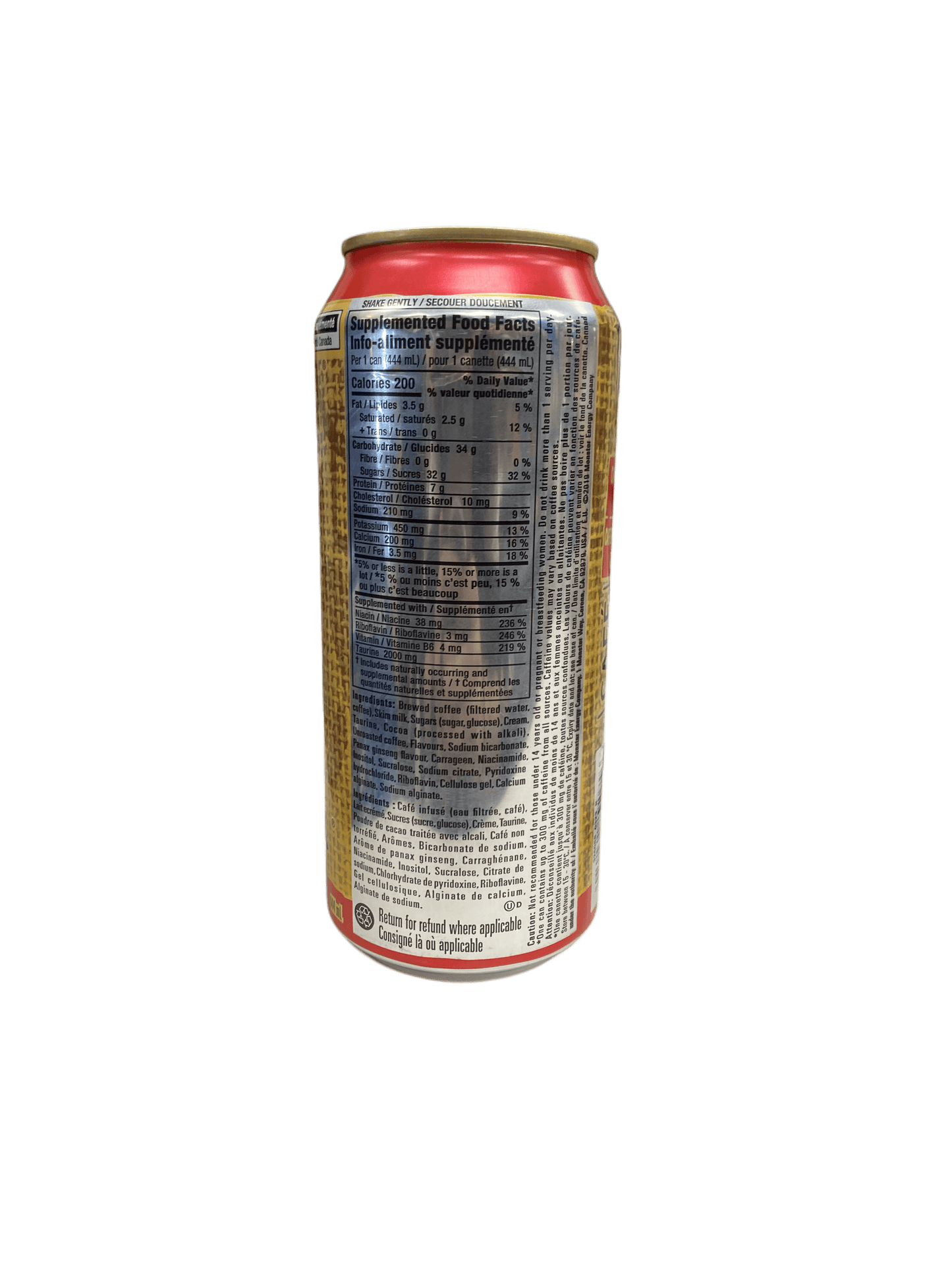 Monster Energy Java Mocha Triple Shot 444ML - Canadian Edition