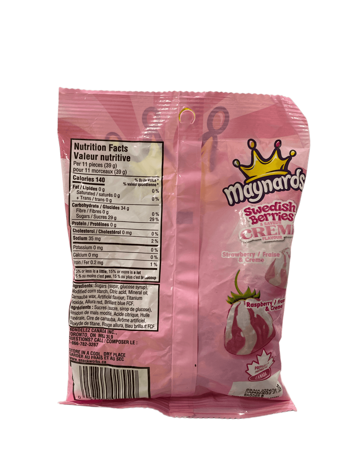 Maynards Swedish Berries Creme Bag 154G