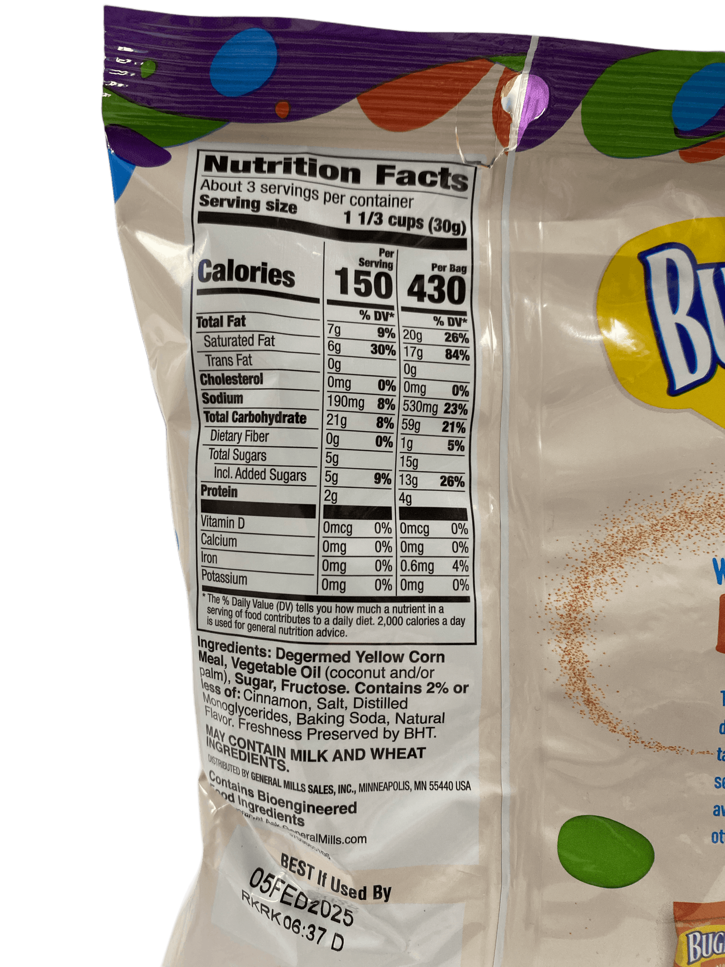Bugles Cinnamon Toast Crunch 3OZ - U.S Edition