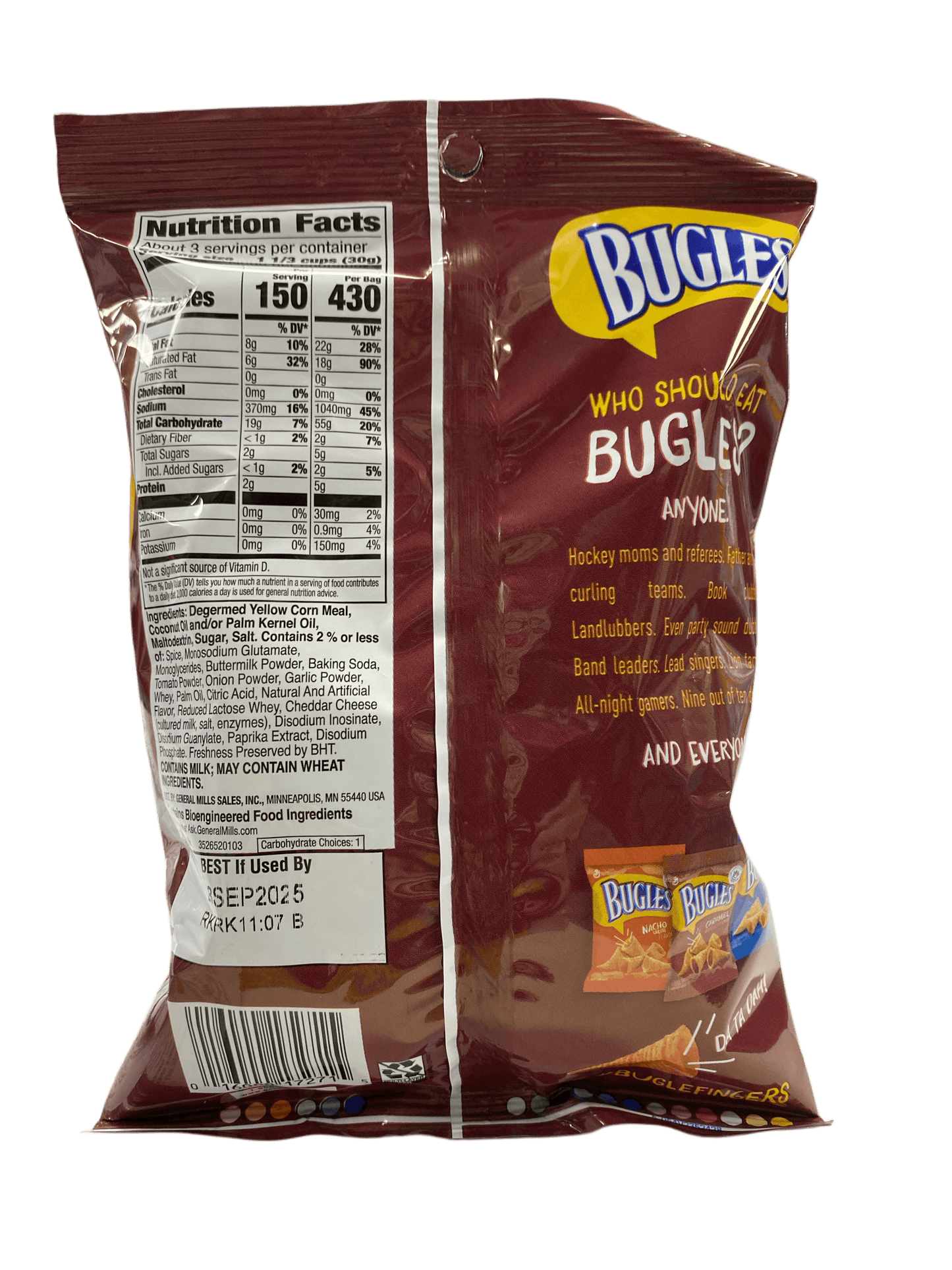 Bugles Chili Cheese - 3OZ