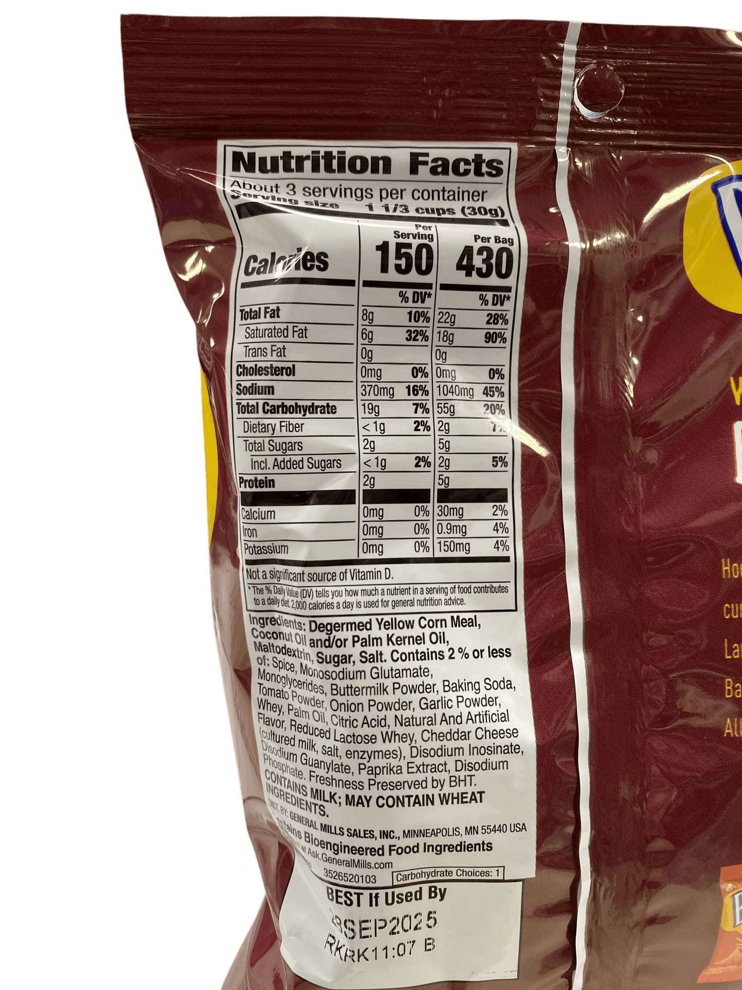 Bugles Chili Cheese - 3OZ