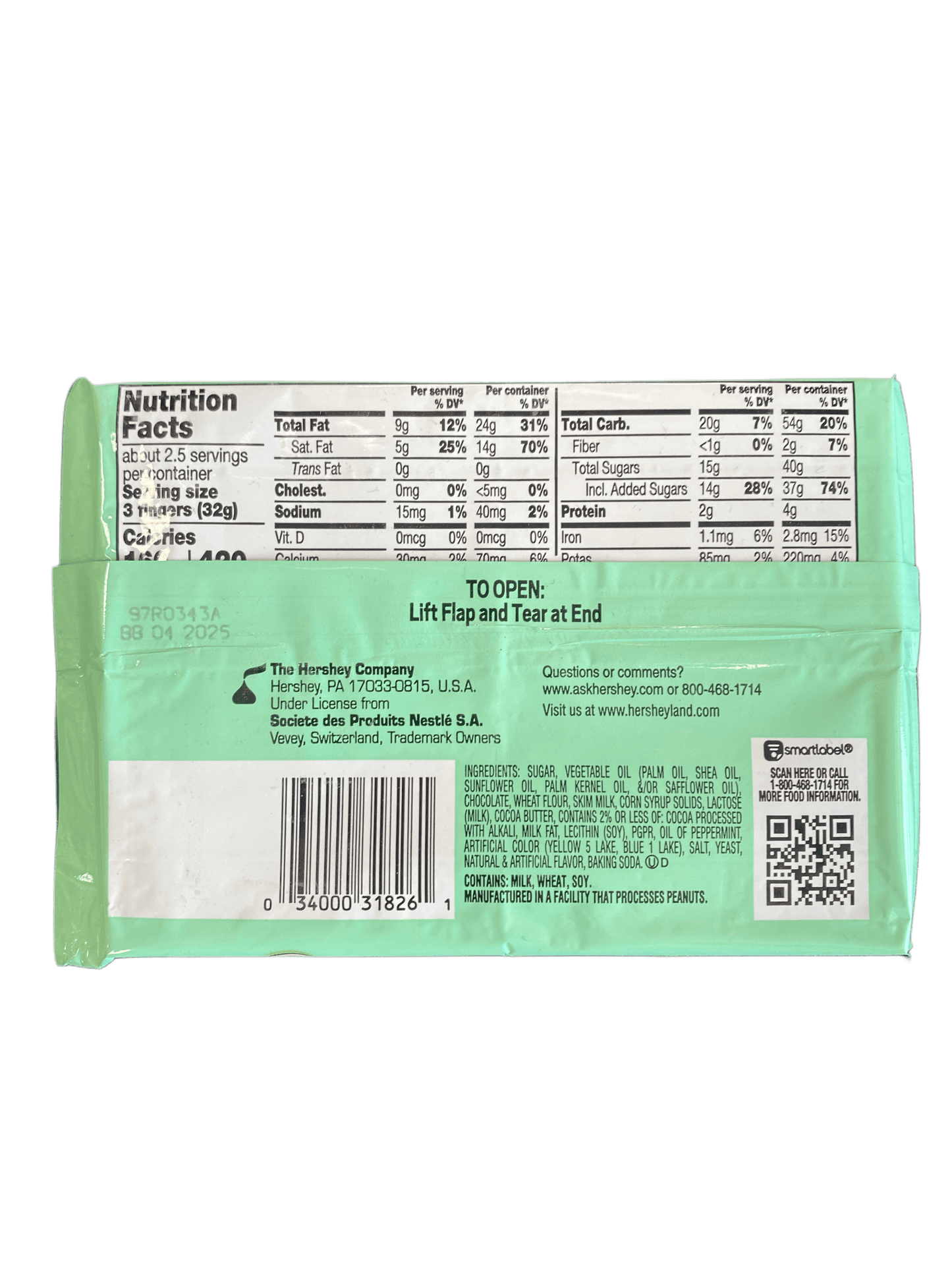 Kit Kat Duos Mint Dark Chocolate King Size 85G - U.S Edition