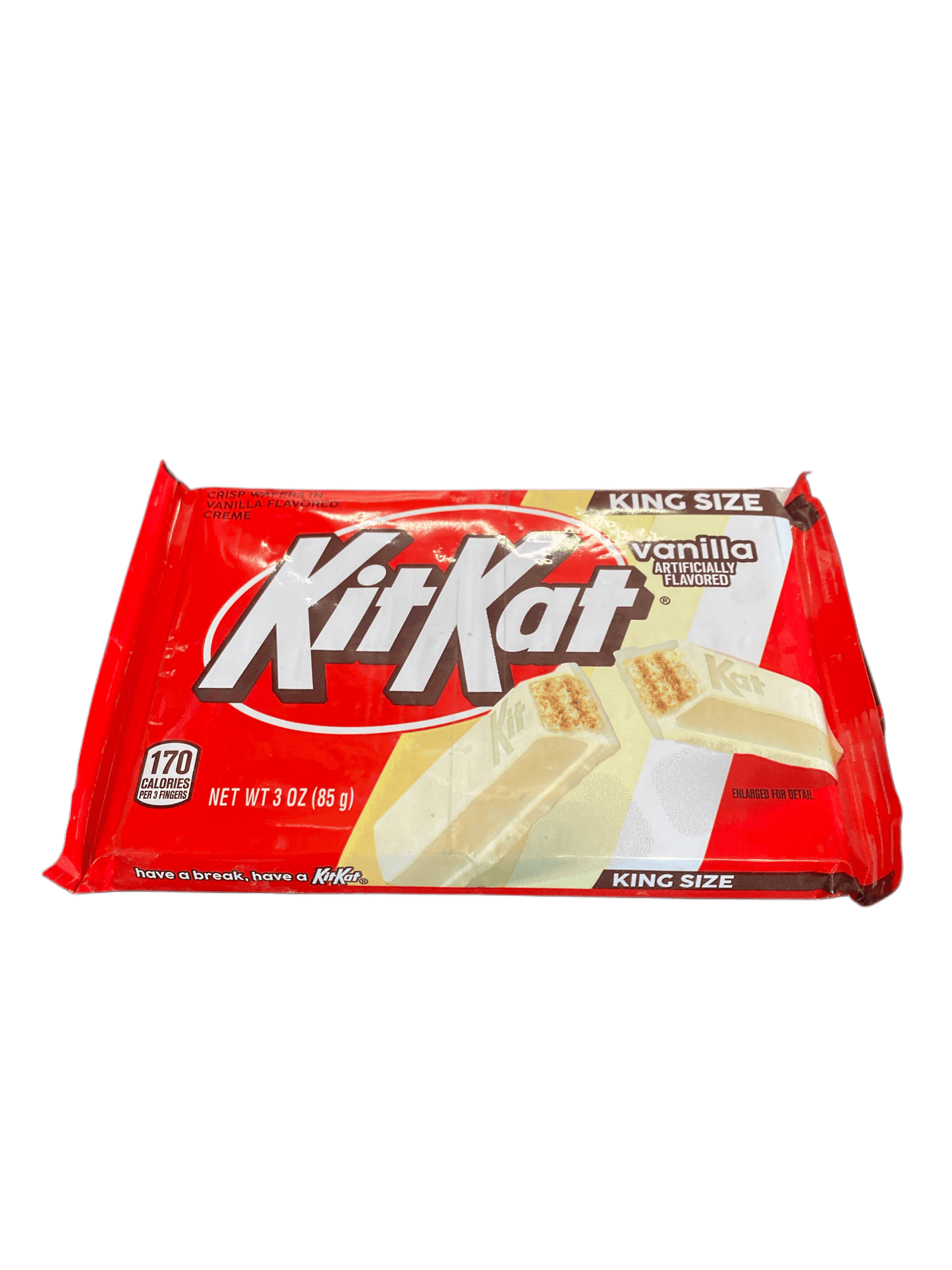 Kit Kat Vanilla Chocolate King Size 3OZ - U.S Edition