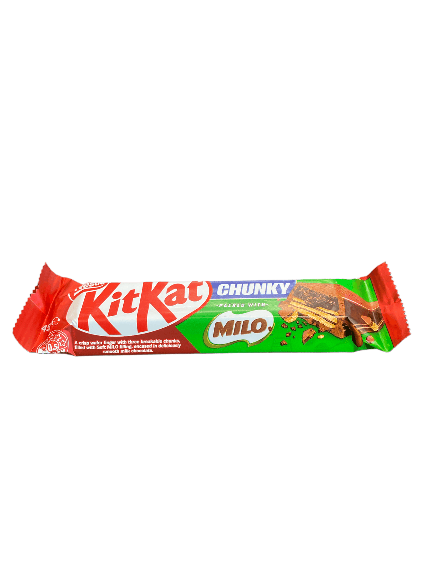 Kit Kat Chunky Packed With MILO Chocolate Bar 45G