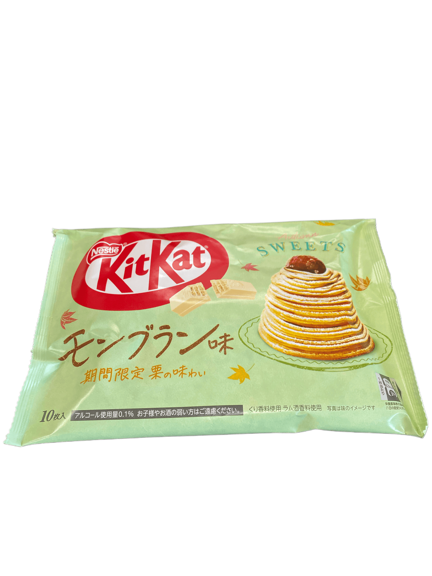 Kit Kat Mont Blanc Chocolate Wafer Bar Pack 10 - Japanese Edition