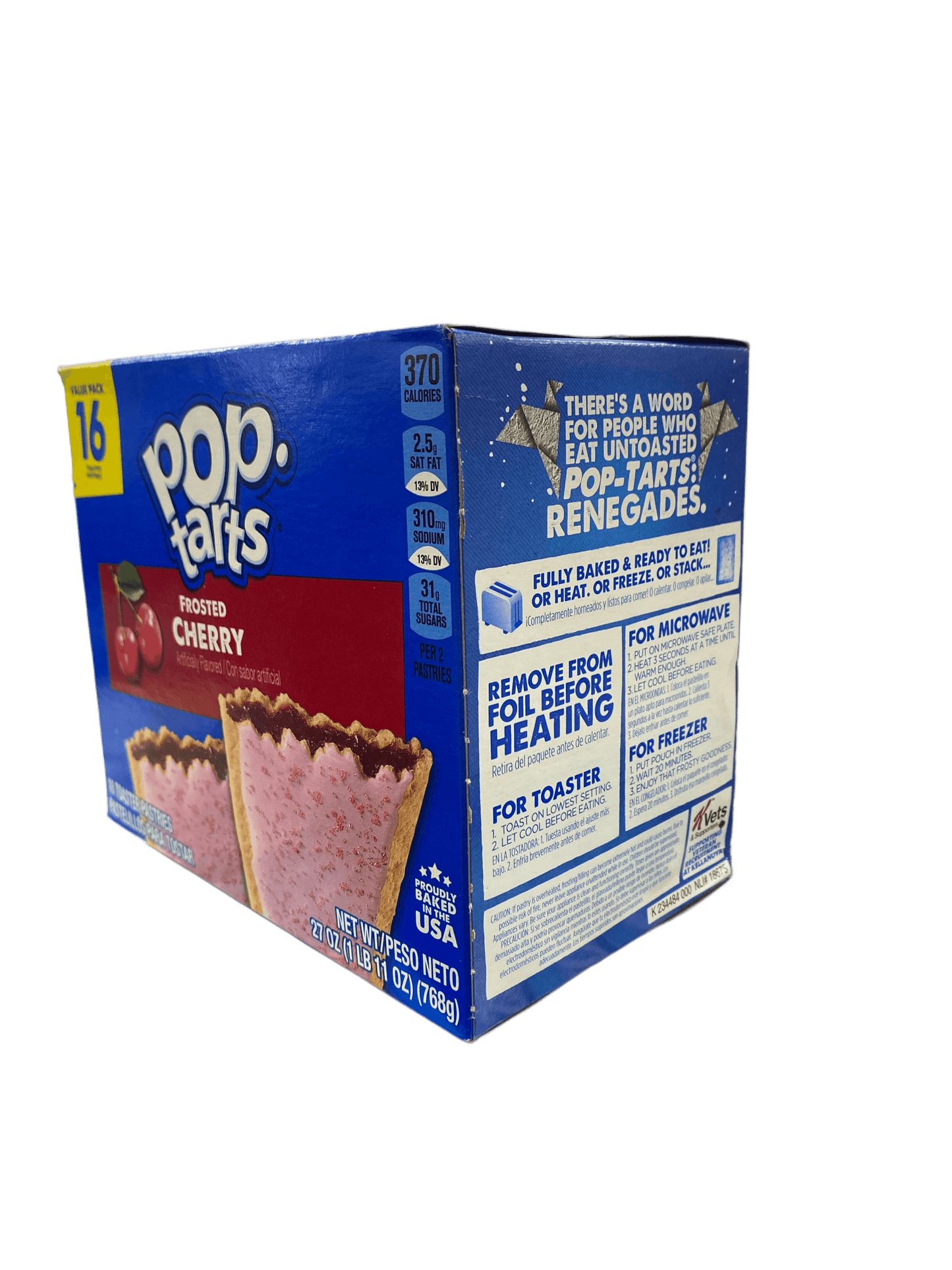 Pop Tarts Frosted Cherry 16 Pack