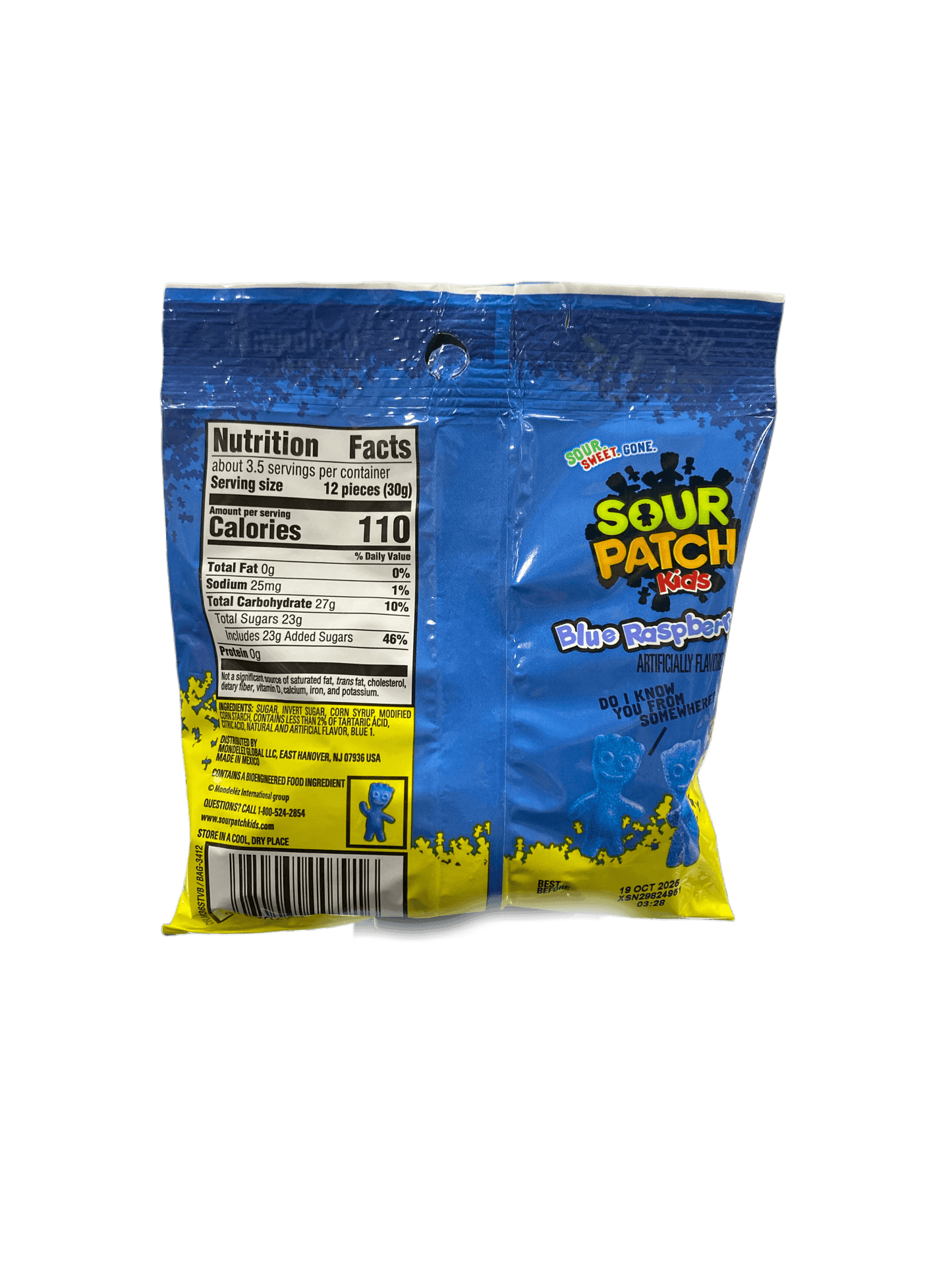 Sour Patch Kids Blue Raspberry 102G