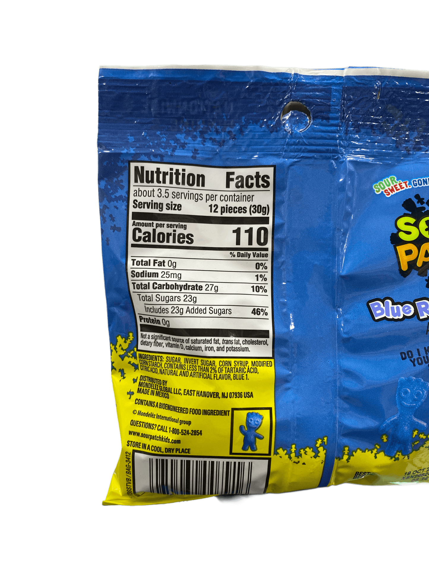 Sour Patch Kids Blue Raspberry 102G