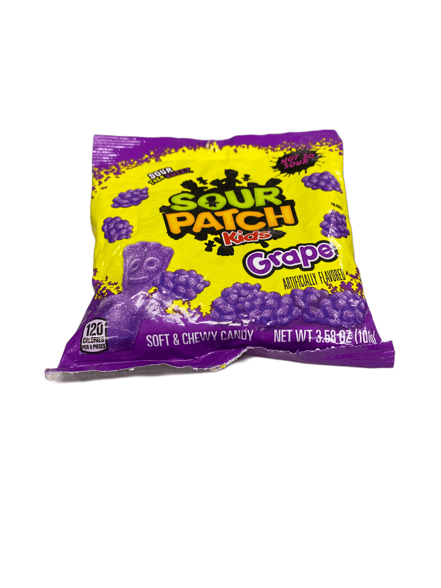 Sour Patch Kids Grape Not So Sour Candy Bag 3.58OZ - U.S Edition