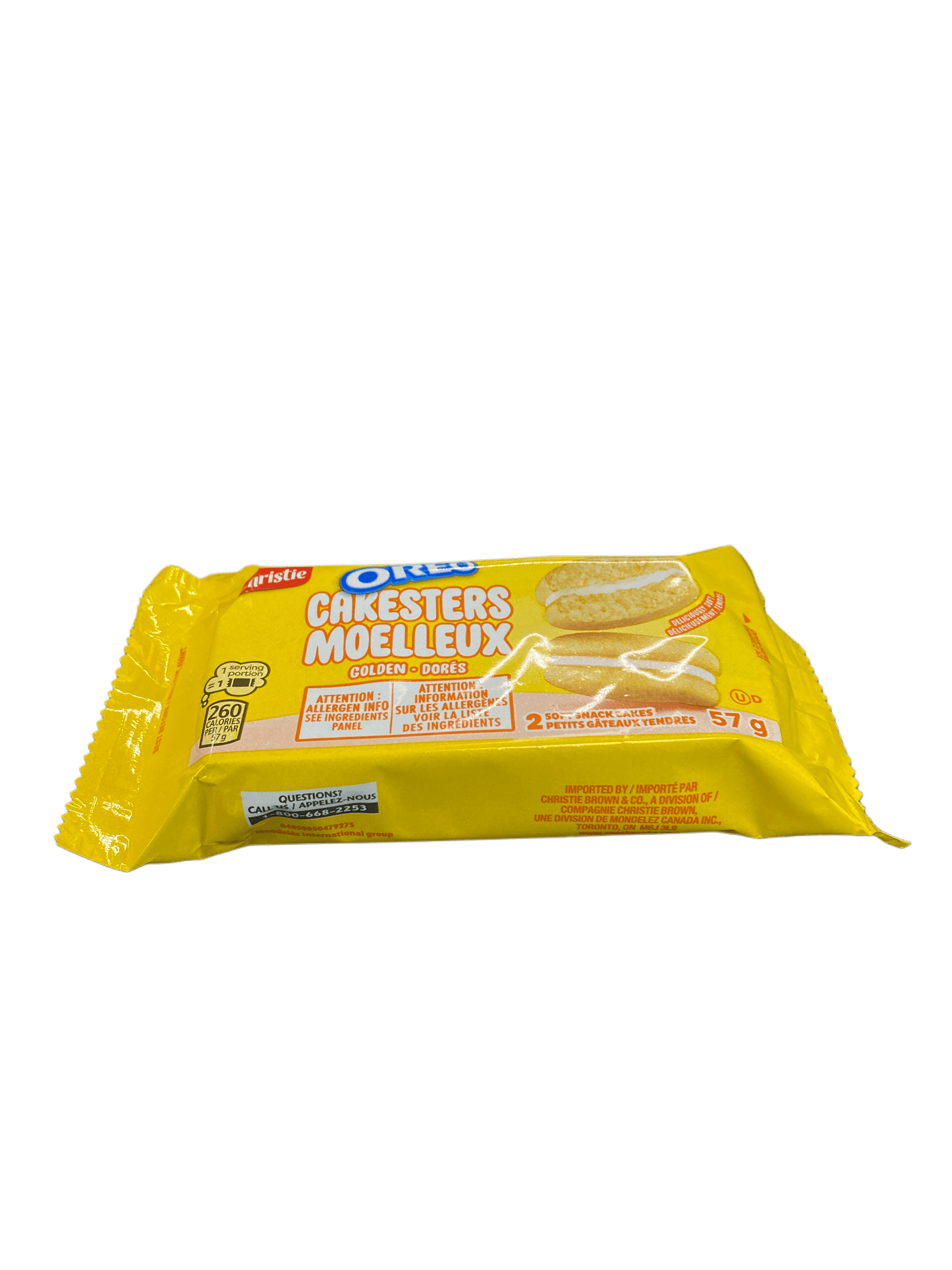 Oreo Cakesters Golden 2 Packet - 57G - Canadian Edition