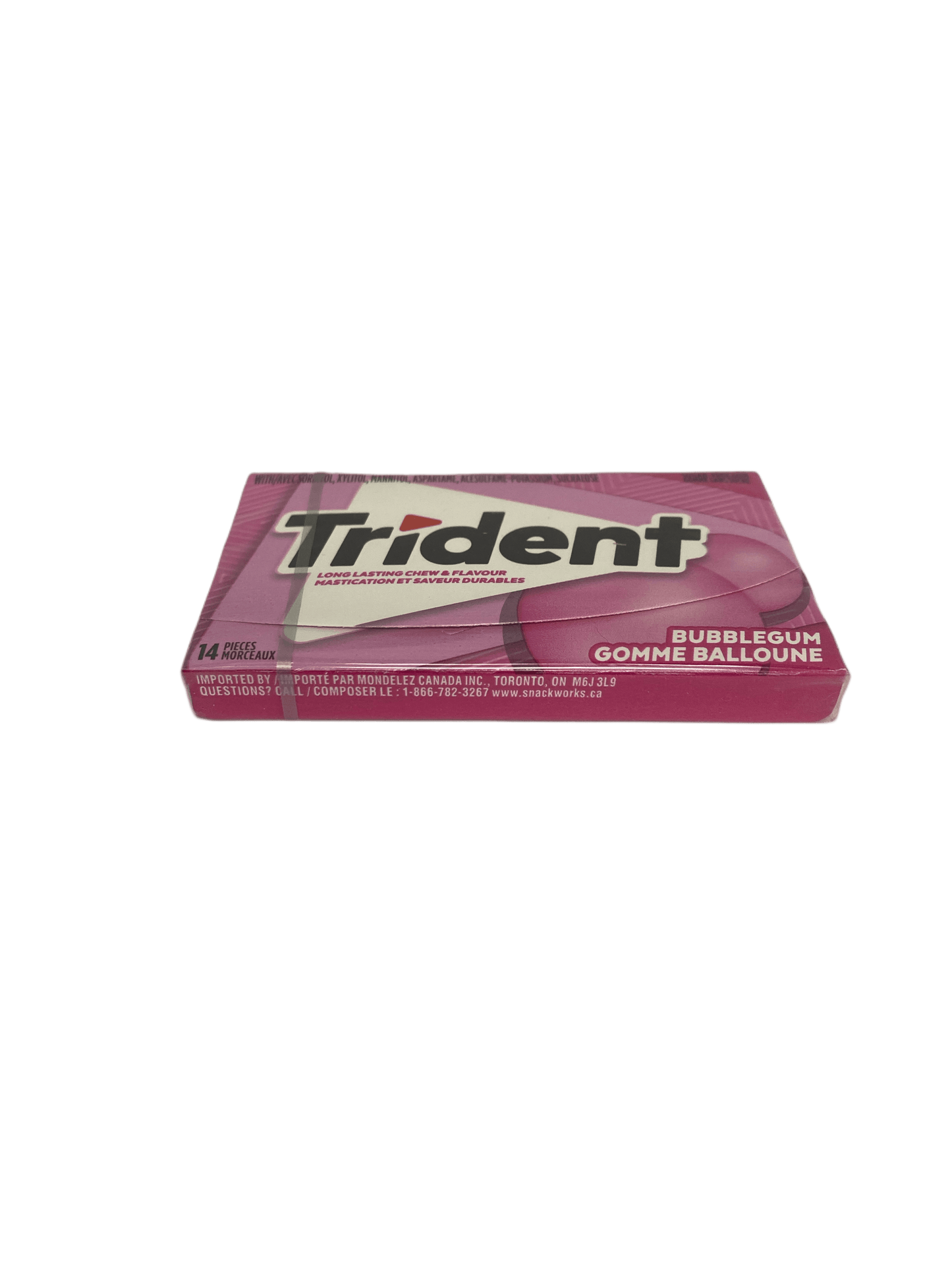 Trident Bubble Gum 14 Pieces - Canadian Edition