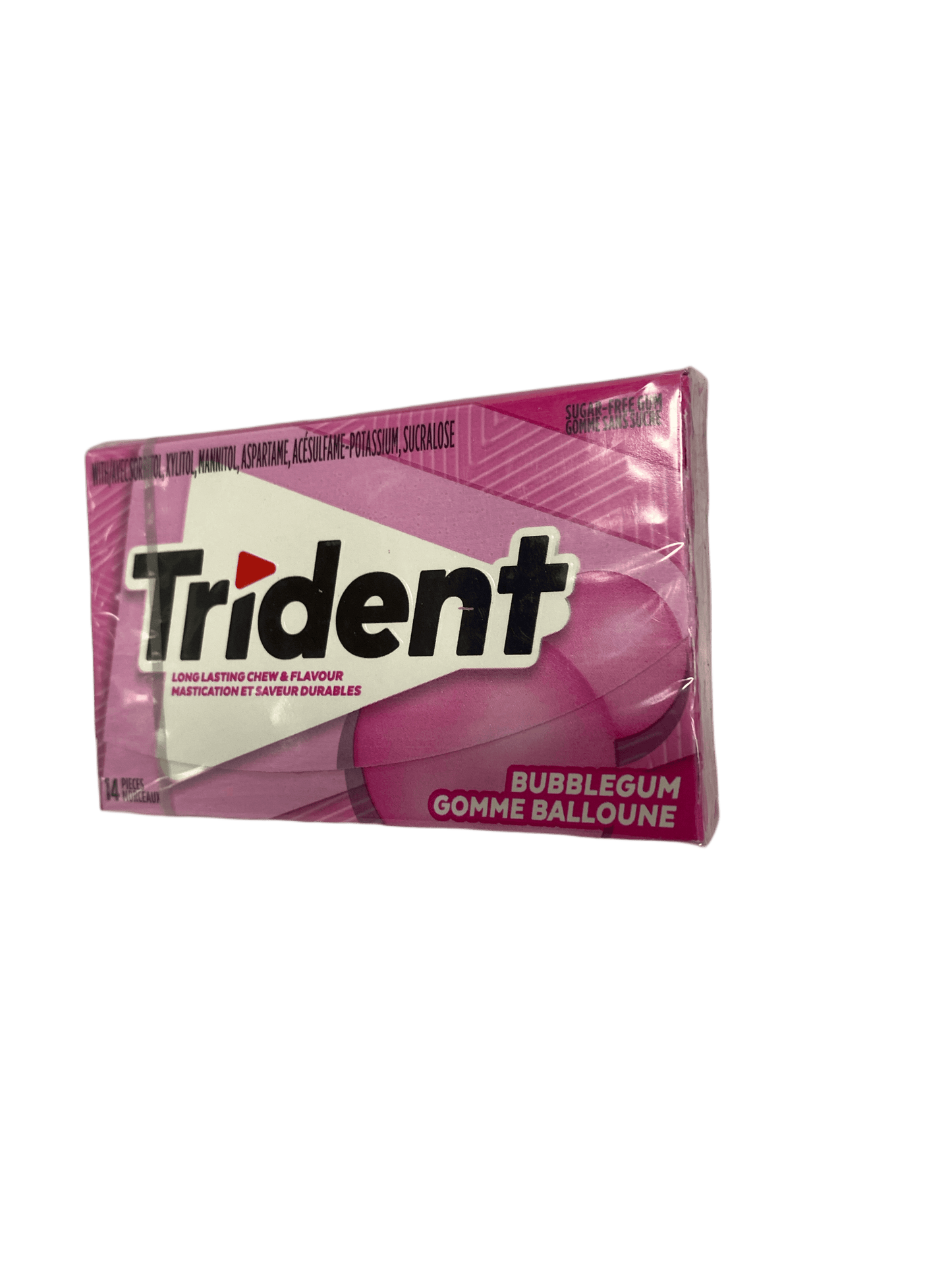 Trident Bubble Gum 14 Pieces - Canadian Edition