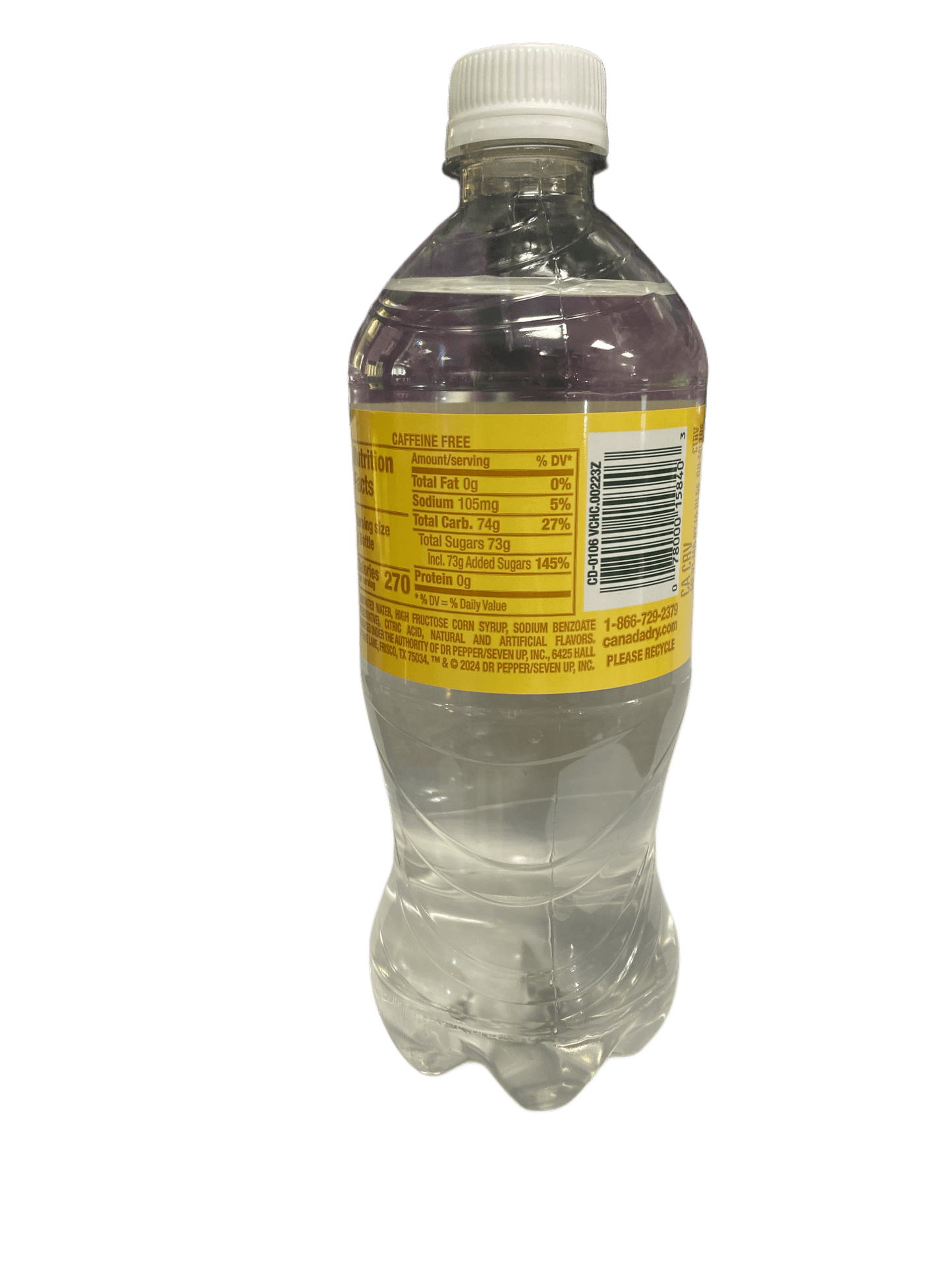 Canada Dry Vanilla Cream 591ML - U.S Edition