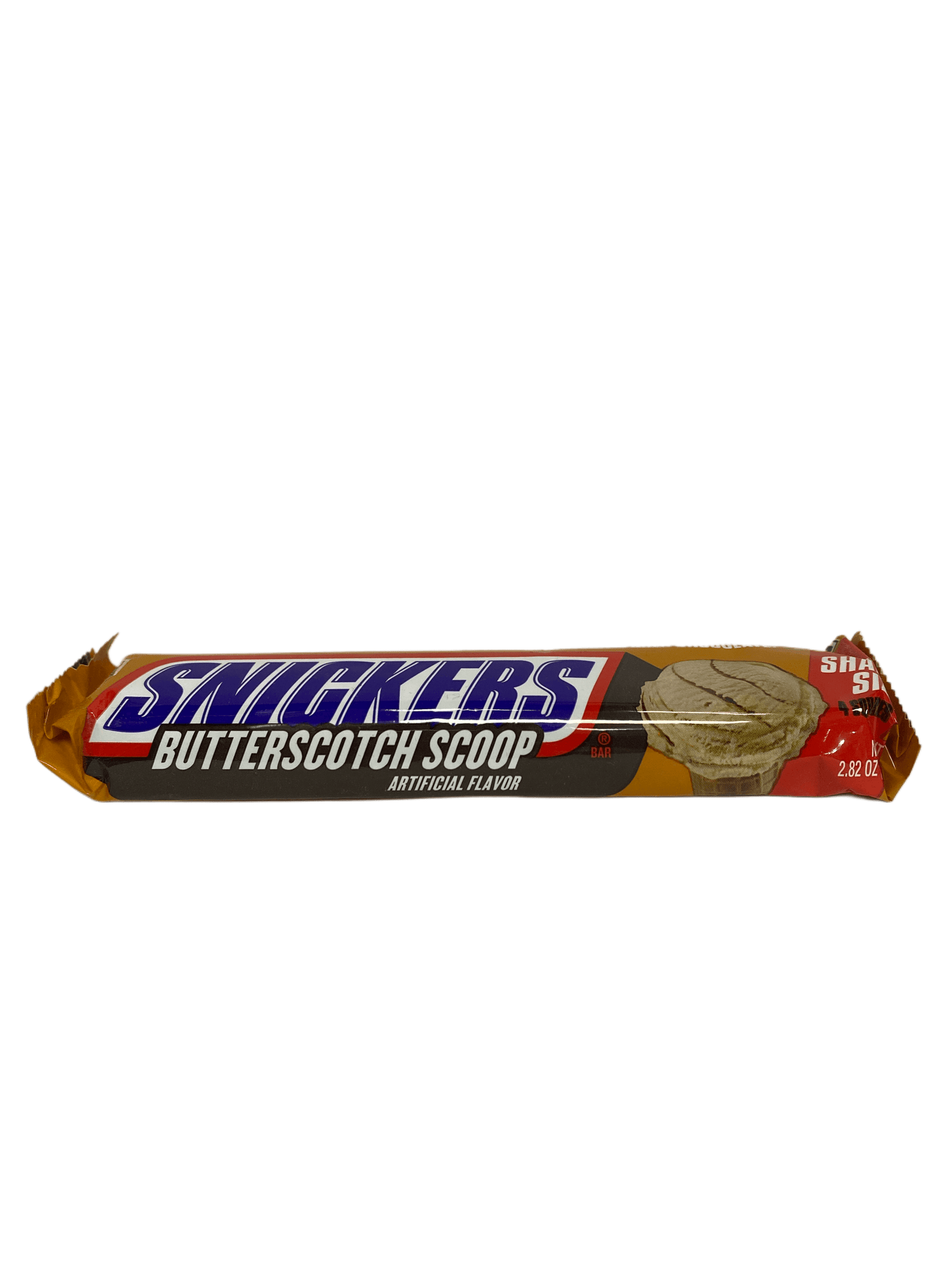 Snickers Butterscotch Scoop Chocolate Bar Share Size 2.82OZ - U.S Edition