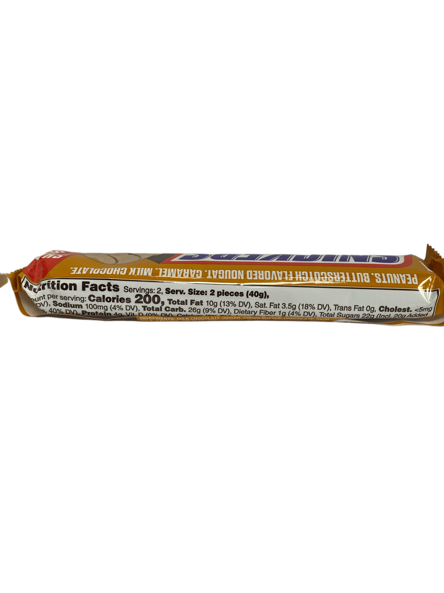 Snickers Butterscotch Scoop Chocolate Bar Share Size 2.82OZ - U.S Edition