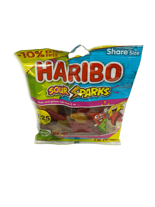 Haribo Sour Sparks 140G - U.K Edition