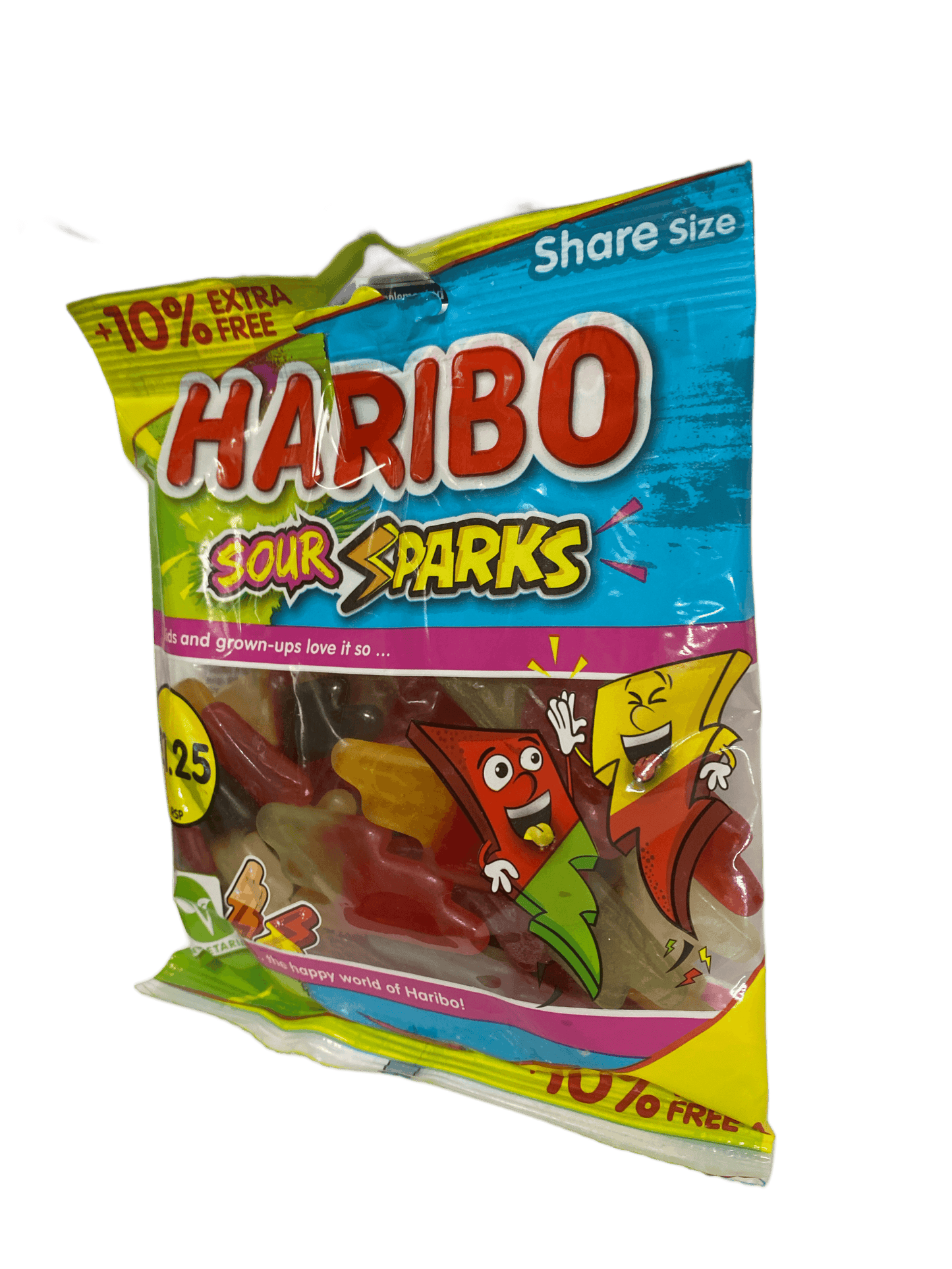 Haribo Sour Sparks 140G - U.K Edition
