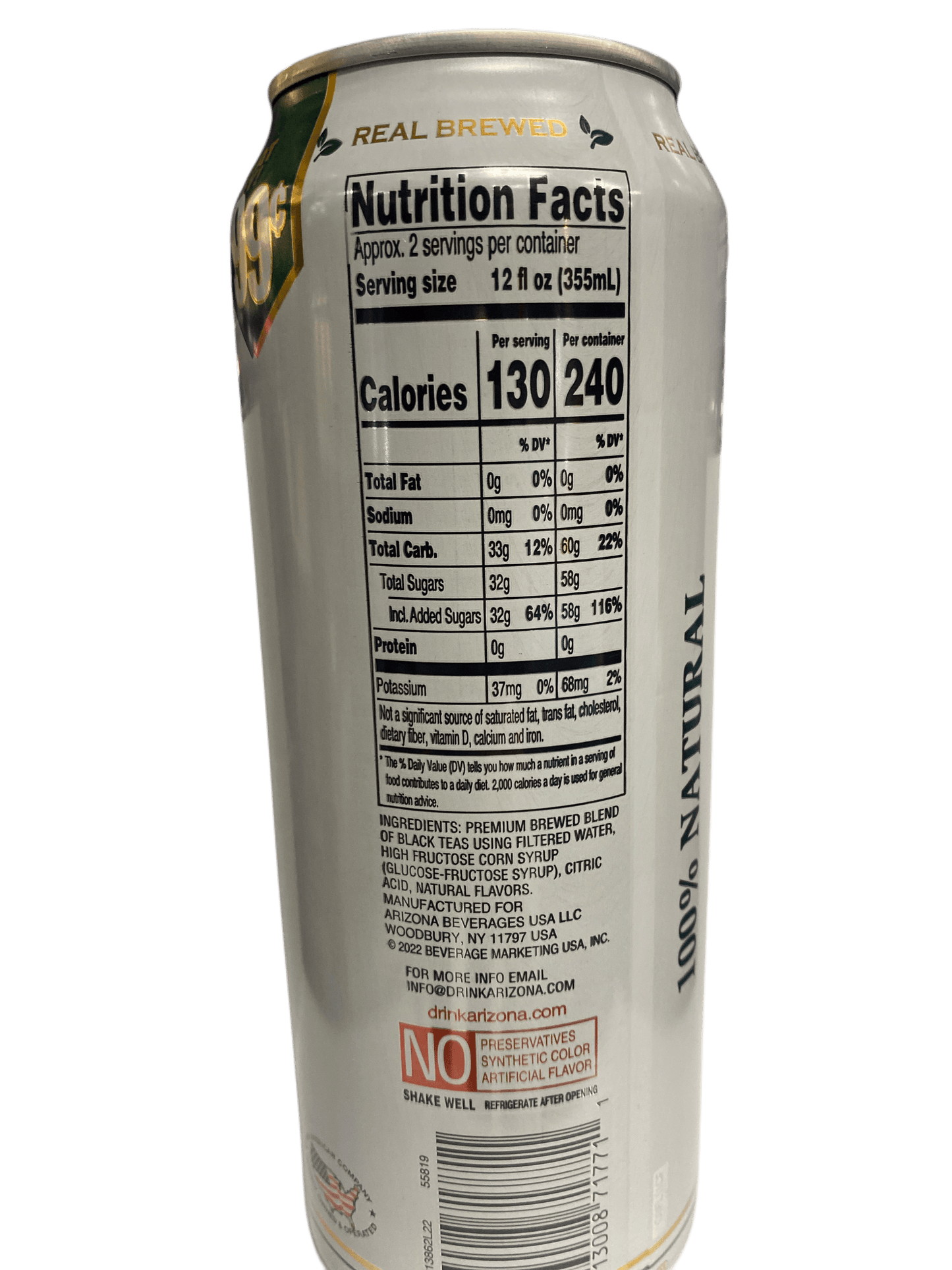 Arizona Sweet Tea 680 mL