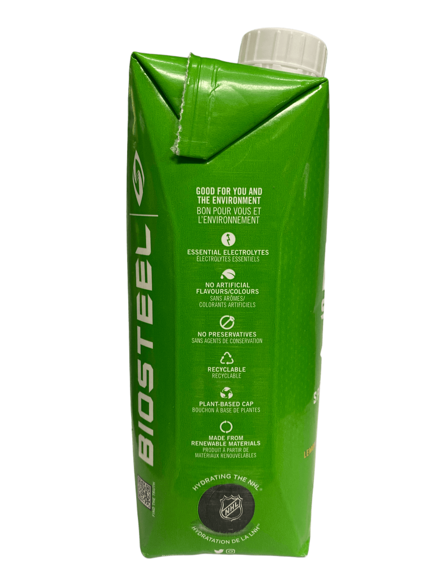 Bio Steel Sports Hydration Lemon Lime NHL Limited Edition 500ML