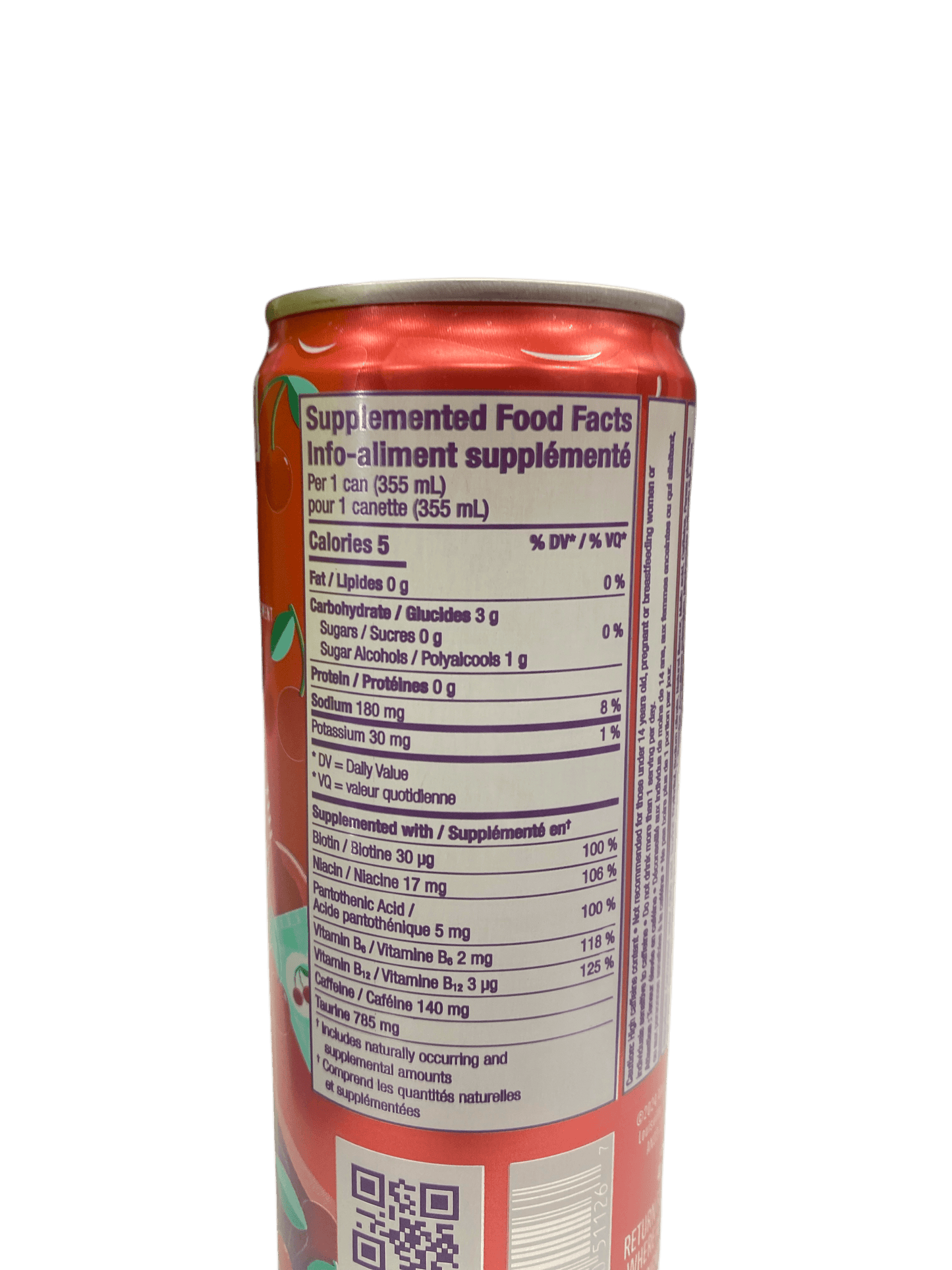 Alani Nu Energy - Cherry Slush 355ML - Canadian Edition