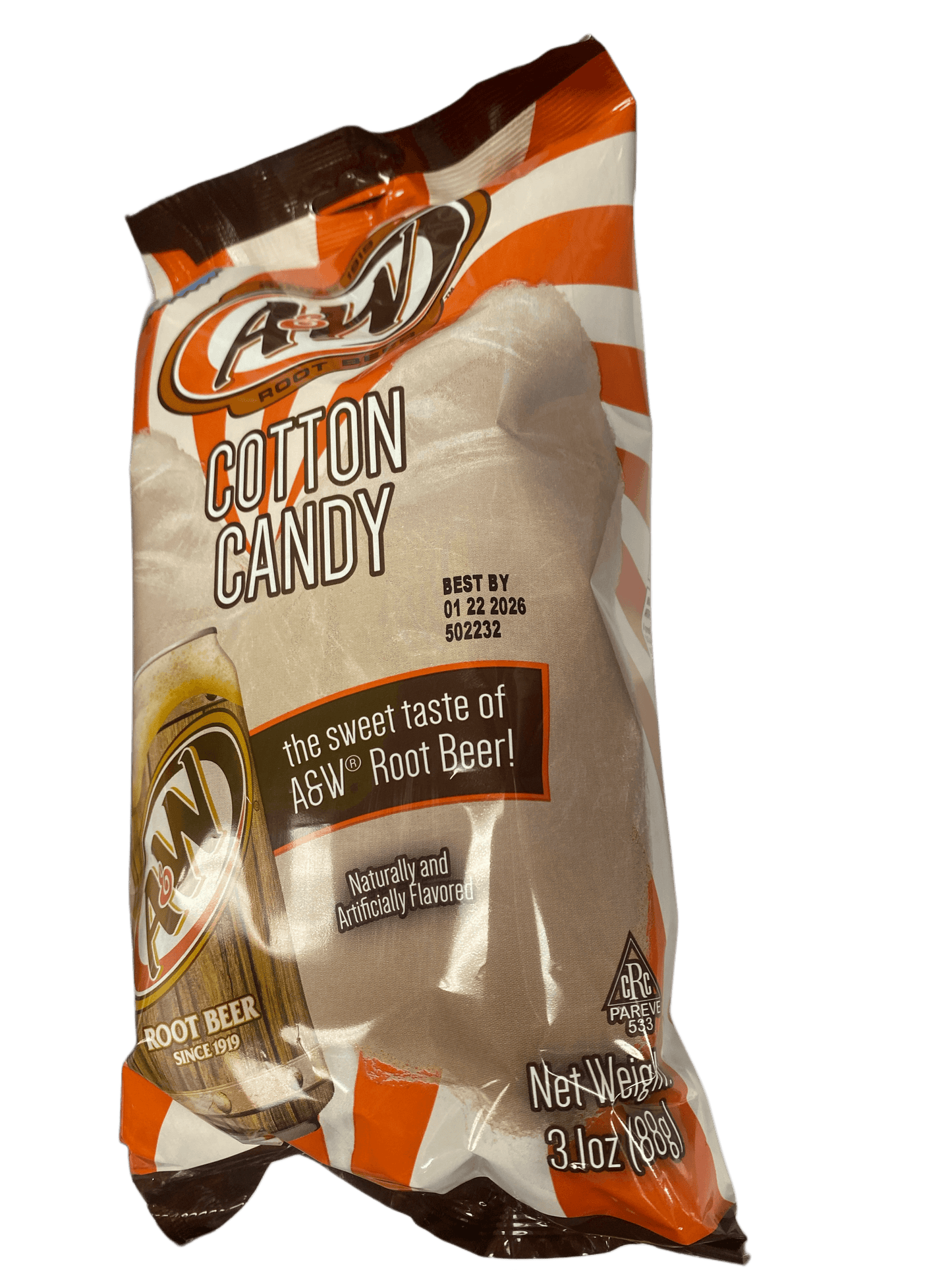 A&W Root Beer Cotton Candy 3OZ - Canadian Edition