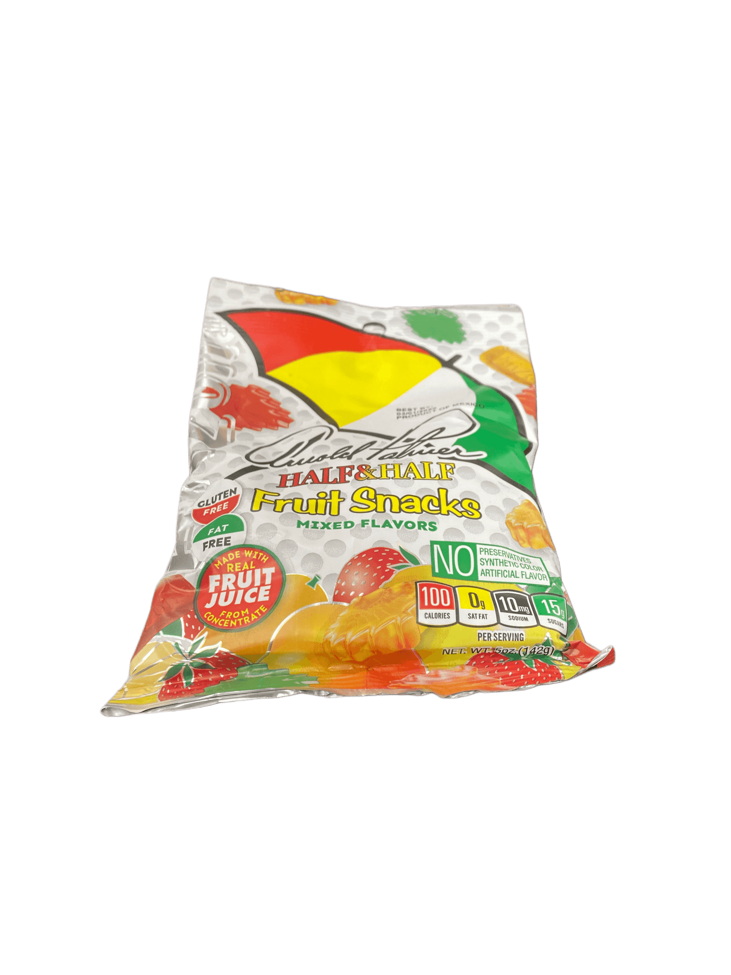 Arizona Half & Half Fruit Snacks Mixed Flavors Candy Bag 5OZ - U.S Edition