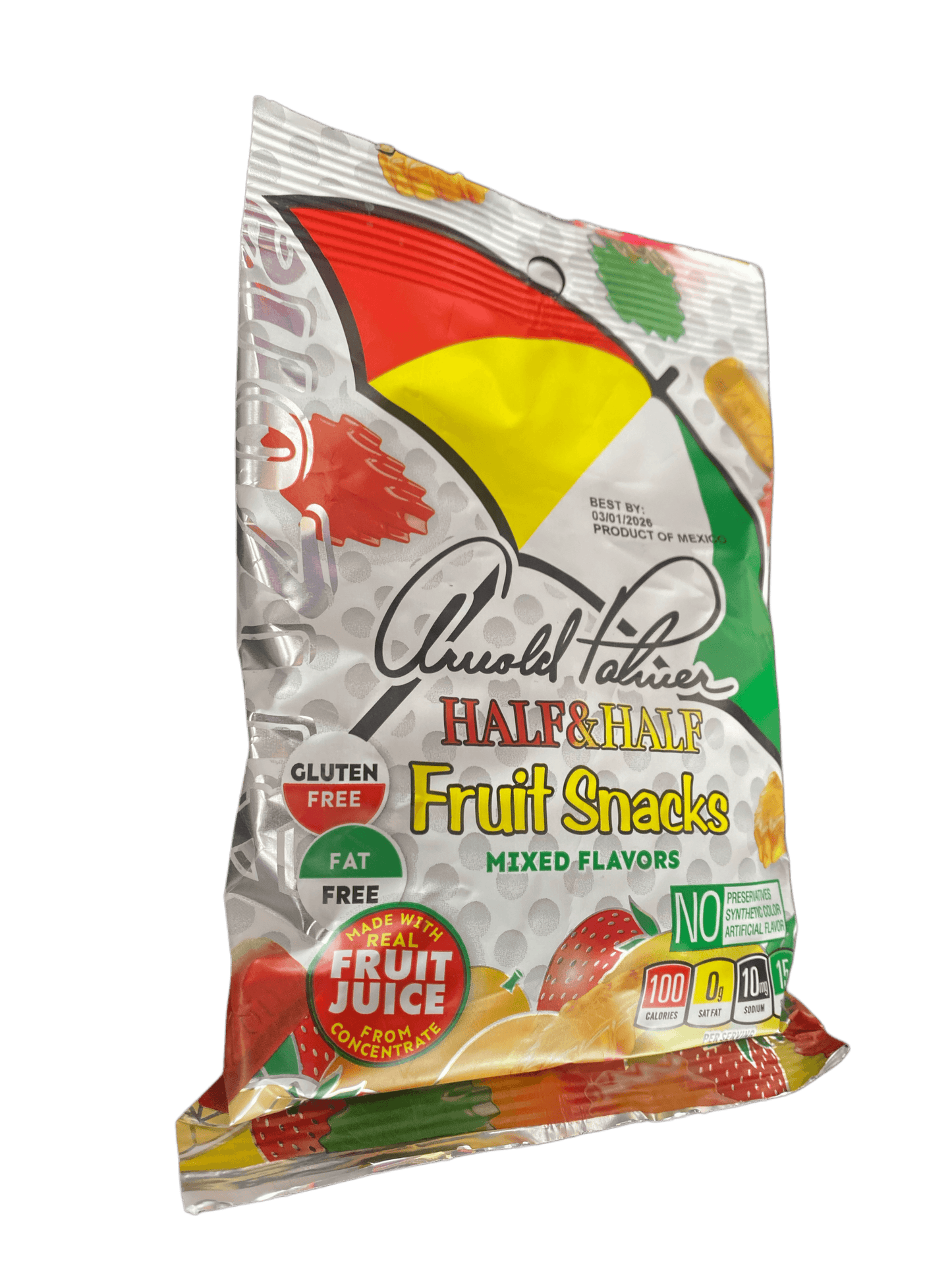 Arizona Half & Half Fruit Snacks Mixed Flavors Candy Bag 5OZ - U.S Edition